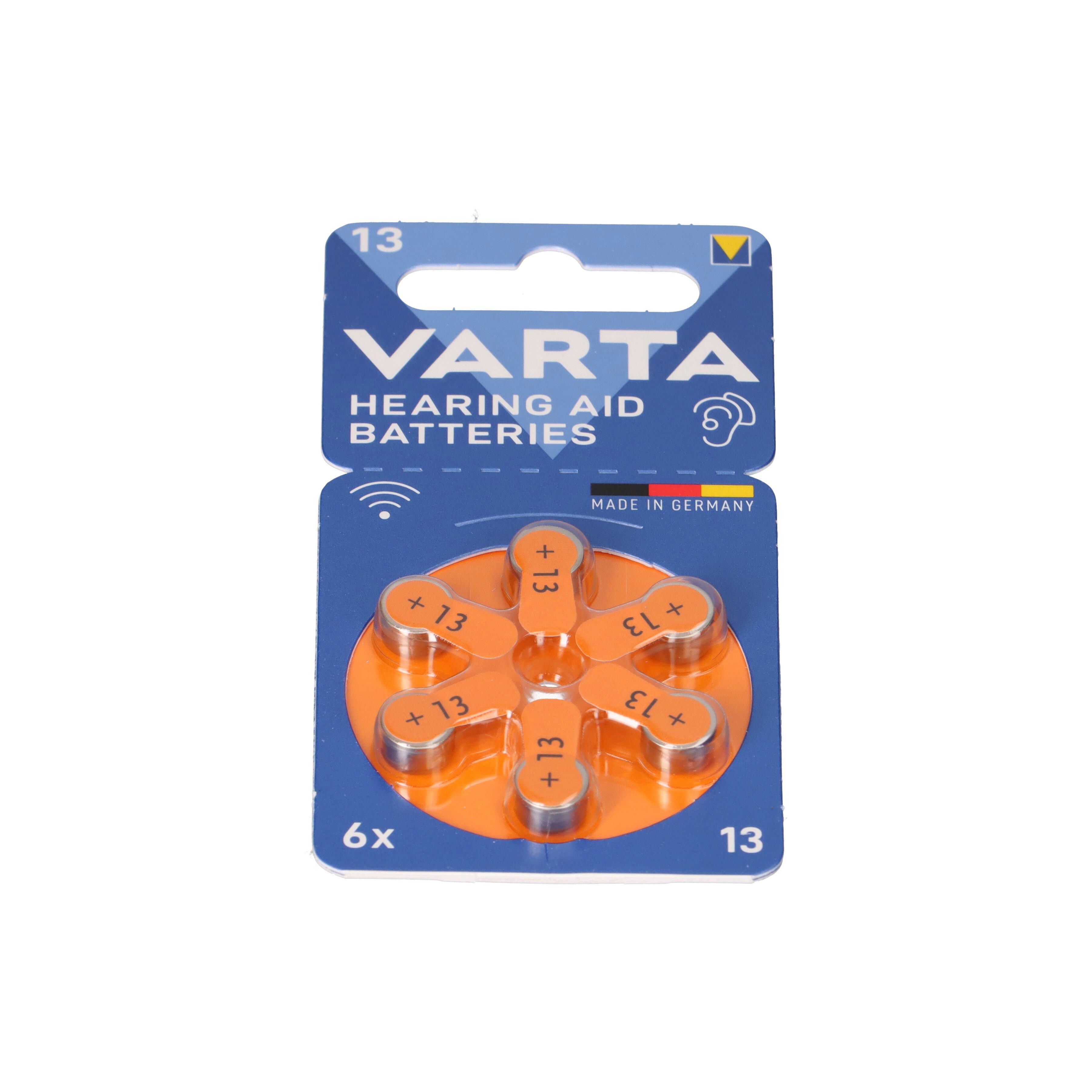 VARTA 60x Varta Hearing Aid Batterie 13 PR48 Hörgerätebatterie Batterie