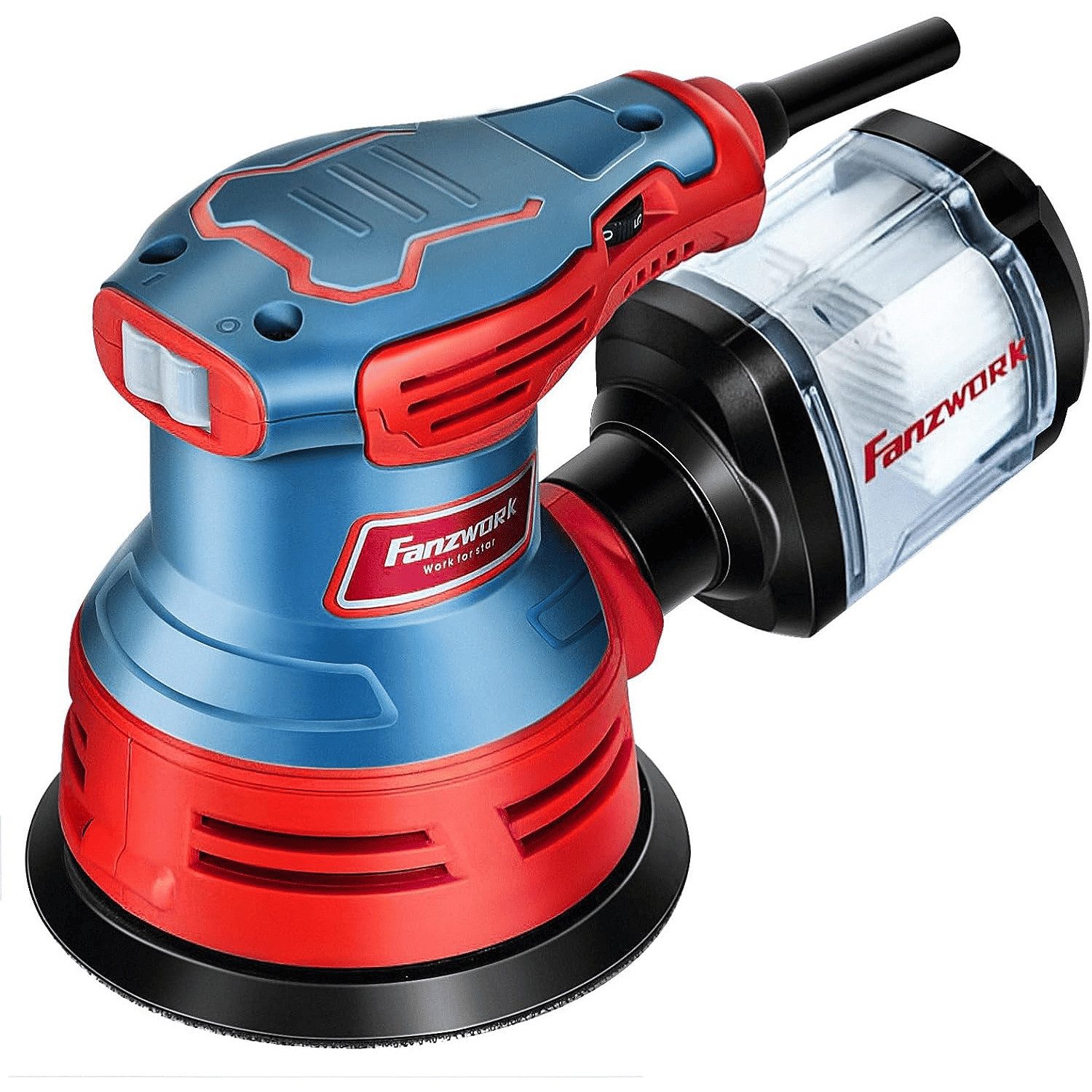 Fanzwork Exzenterschleifer 300W Exzenterschleifer mit Staubfangbehälter günstig online kaufen