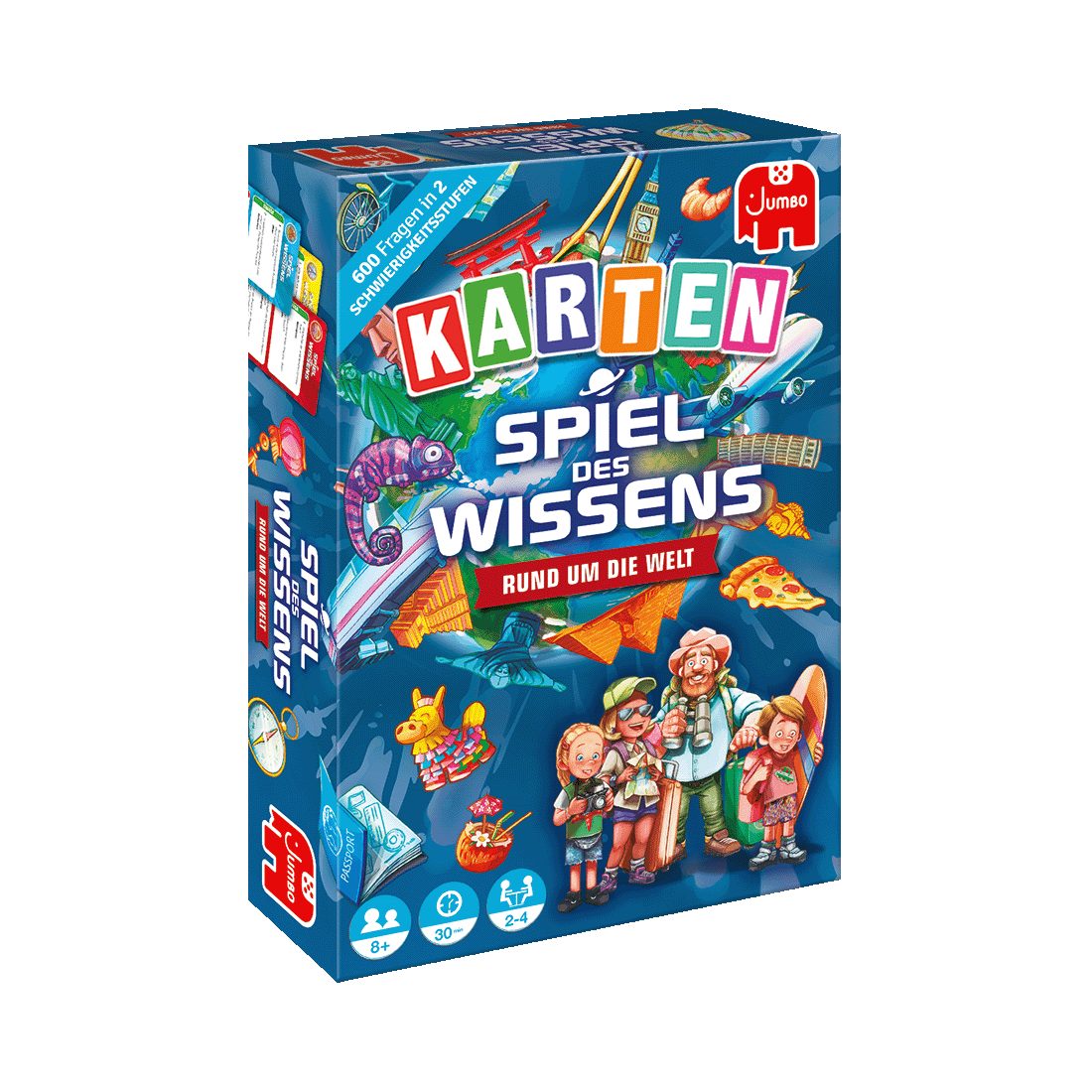 Jumbo Spiele Spiel Jumbo Spiele 1110100247 Spiel des Wissens – Rund um die Welt, Jumbo Spiele 1110100247 Spiel des Wissens – Rund um die Welt, Kartenspiel, Made in Europe