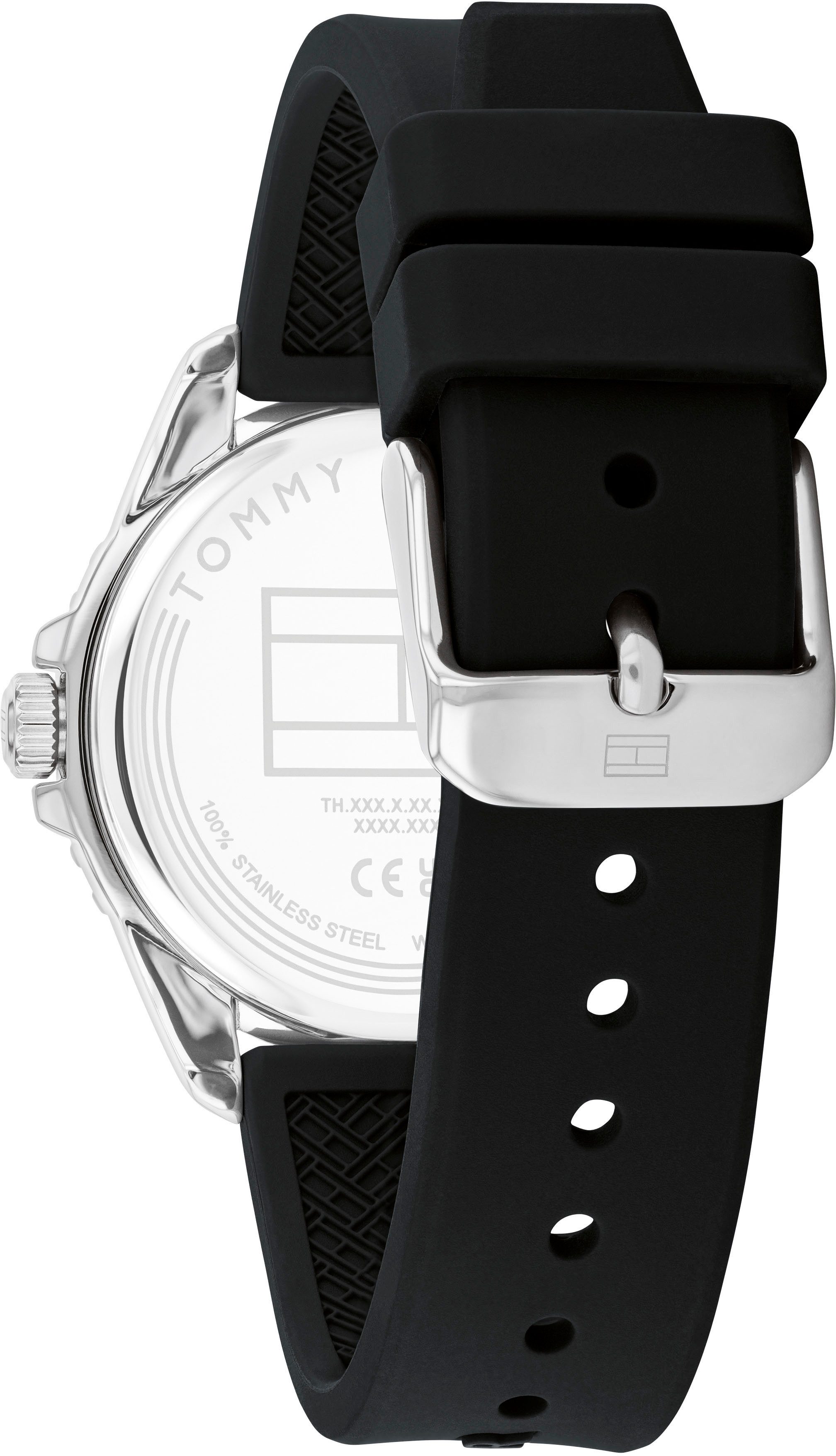 Tommy Hilfiger Quarzuhr KIDS 1720046, Armbanduhr, Kinderuhr, analog, Silikonarmband, Geschenkidee