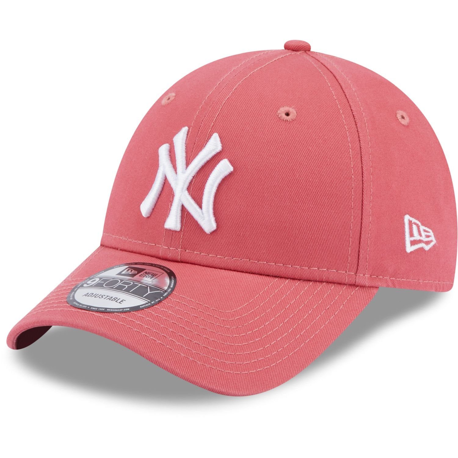 New Era Baseball Cap 9Forty Strapback New York Yankees koralle