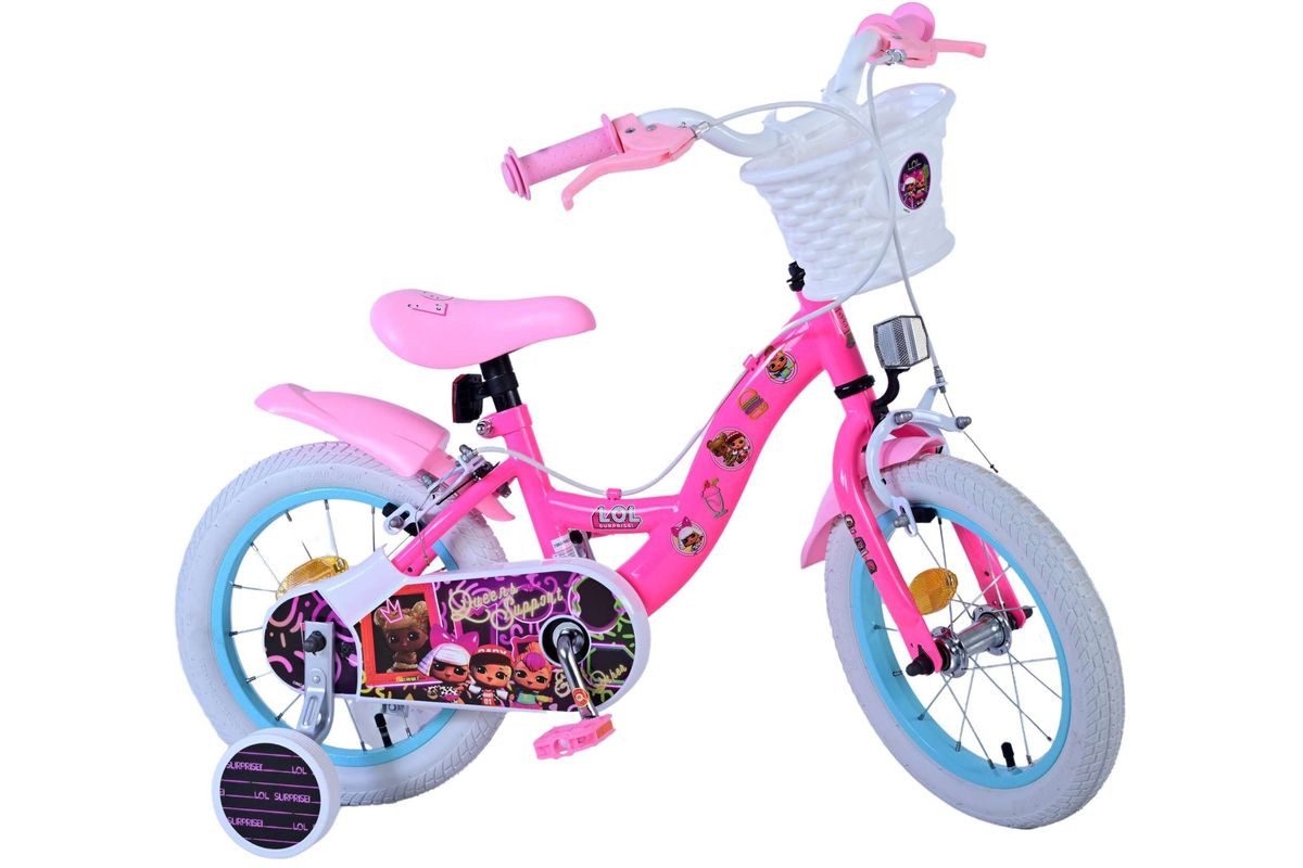 Kinderfahrrad 14 Zoll Kinderfahrrad Kinder Fahrrad Mädchenfahrrad Rad Bike LOL 25981