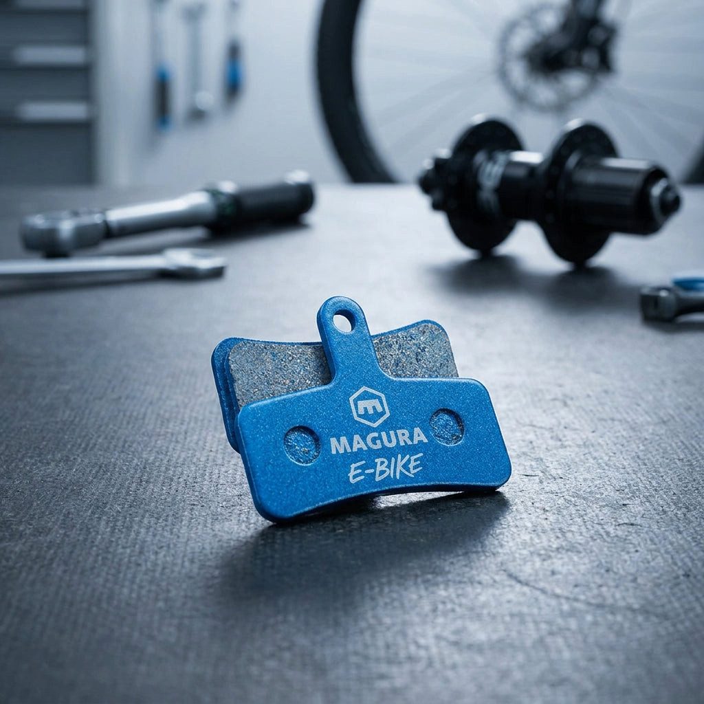 Magura Scheibenbremse Scheibenbremsbelag Sinter 010 Magura organisch, E-Bike, blau, 25 Stück
