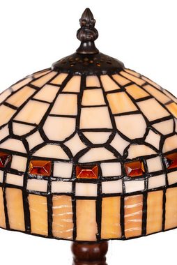 BIRENDY Stehlampe Tischlampe Tiffany Style Moaikmotiv Ti145 Motiv Lampe Dekorationslampe
