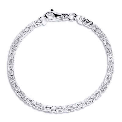 JEWLIX Königsarmband Königsarmband Silber 3,5mm breit