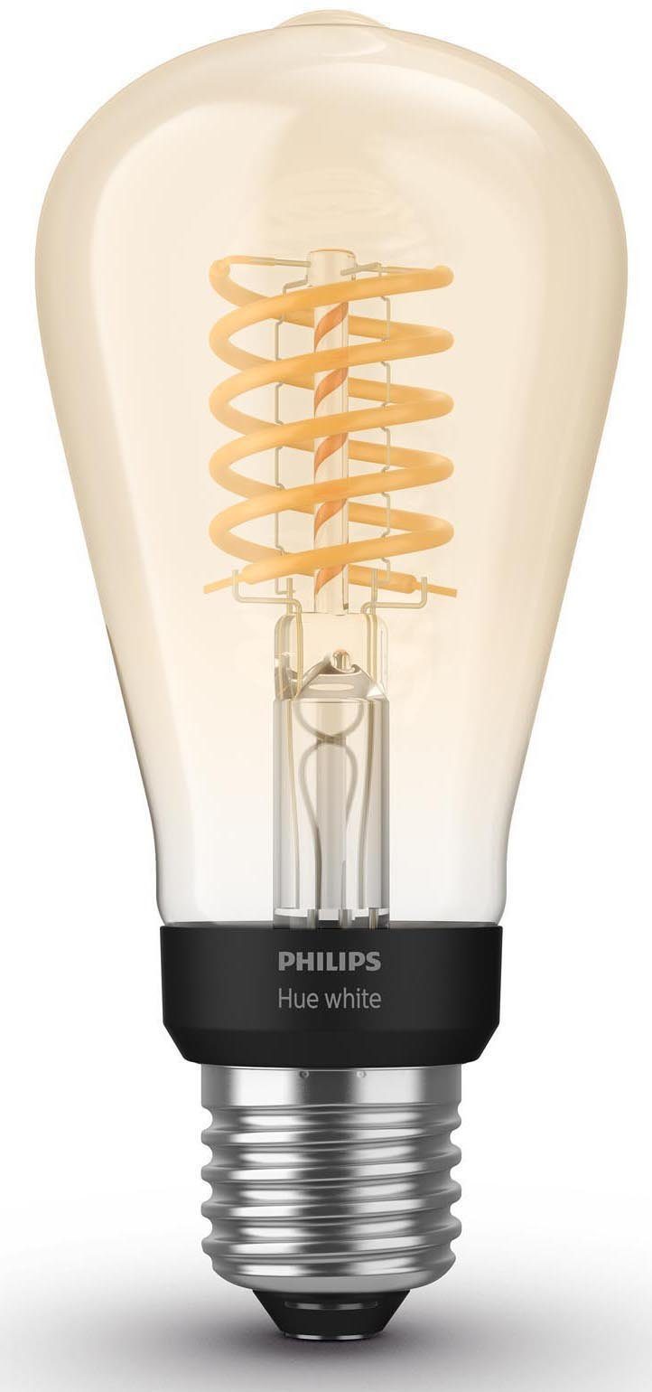 Philips Hue »White Filament Einzelpack 1x550lm Edison Form« LED-Filament,  E27, 1 Stück, Extra-Warmweiß online kaufen | OTTO