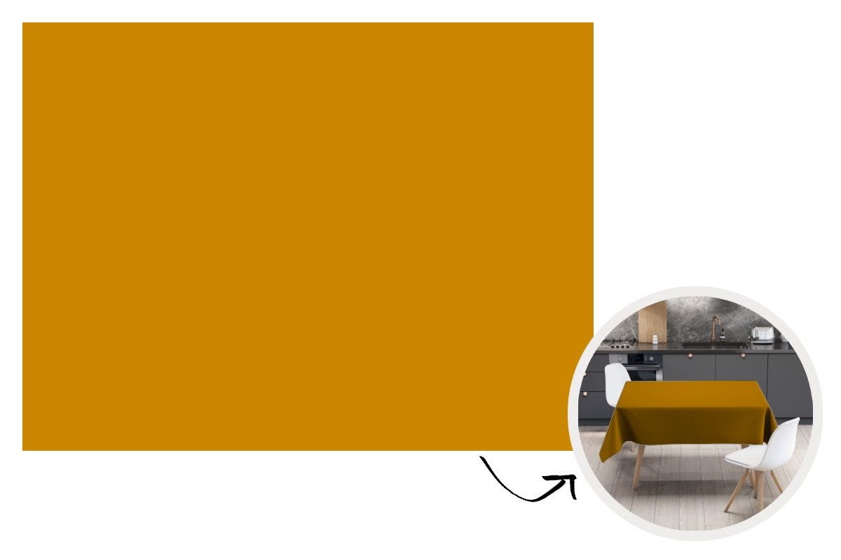 MuchoWow Tischdecke Gold - Luxus - Interieur, Gartentischdecke, Tischdecke indoor, Dekoration, 200x150 cm