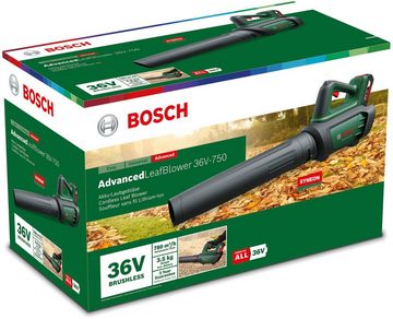 Bosch Home & Garden Akku-Laubbläser AdvancedLeafBlower 36V-750, mit Akku 36V/2,0 Ah und Ladegerät