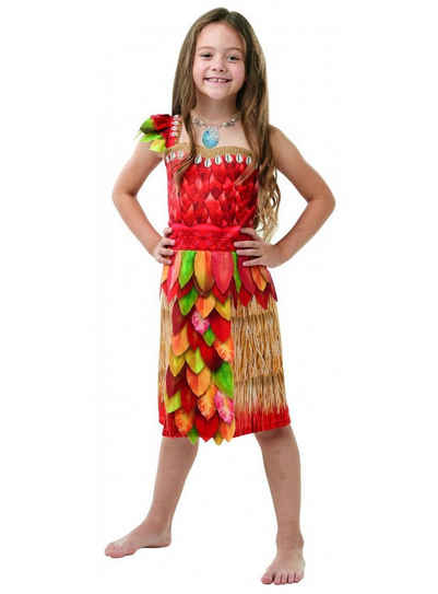 Rubie´s Kostüm Disney's Vaiana Blätterkleid Kostüm für Kinder, Südsee-Kleid im Blätterlook aus dem Epilog des Vaiana-Films