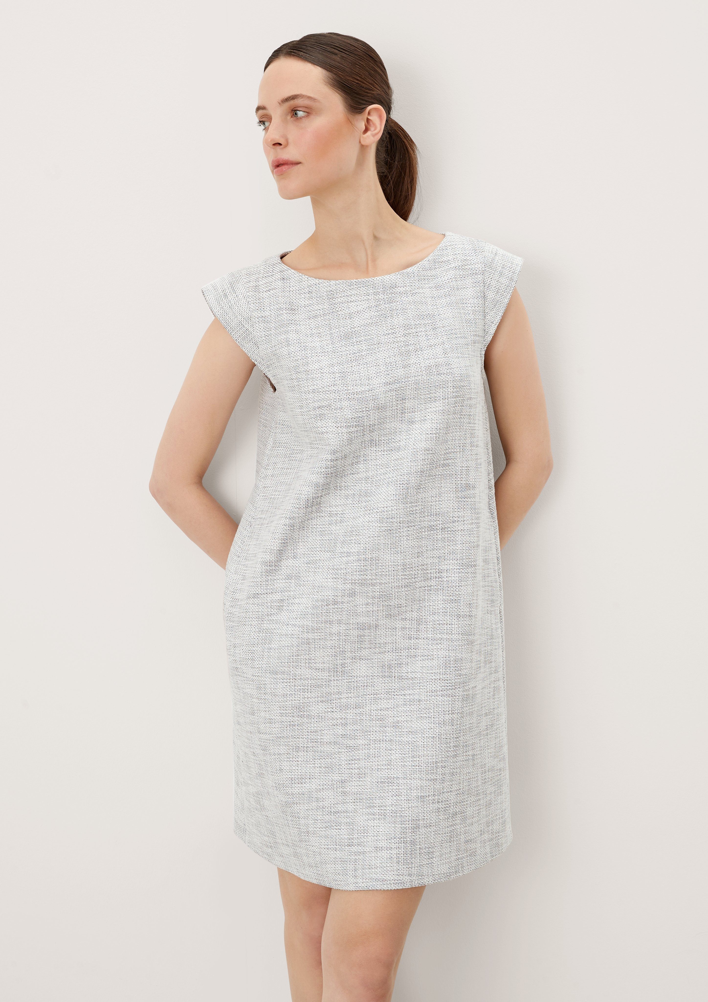 s.Oliver BLACK LABEL Minikleid »Kleid mit Kappärmeln« (1-tlg) online kaufen  | OTTO