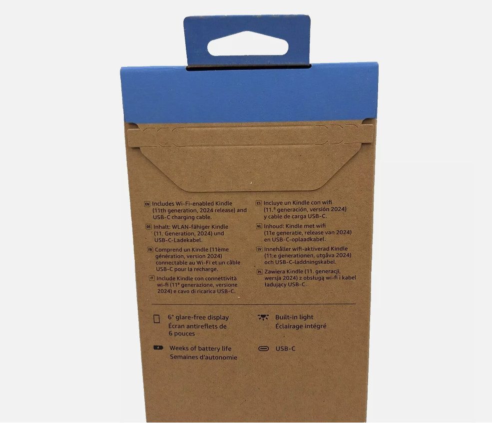 Kindle 16GB 11. Generation 2024 WLAN ohne Werbung E-Book (6", 16 GB, Fire OS, 6 Zoll Display)