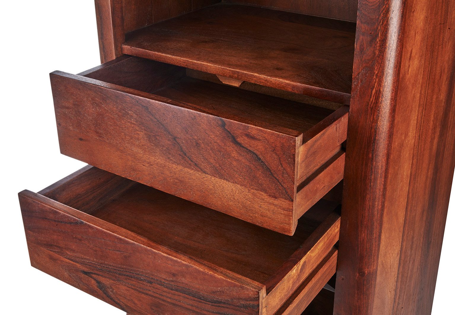 Kobolo Regal Weinregal Weinschrank MASSIVE aus Holz Akazienholz