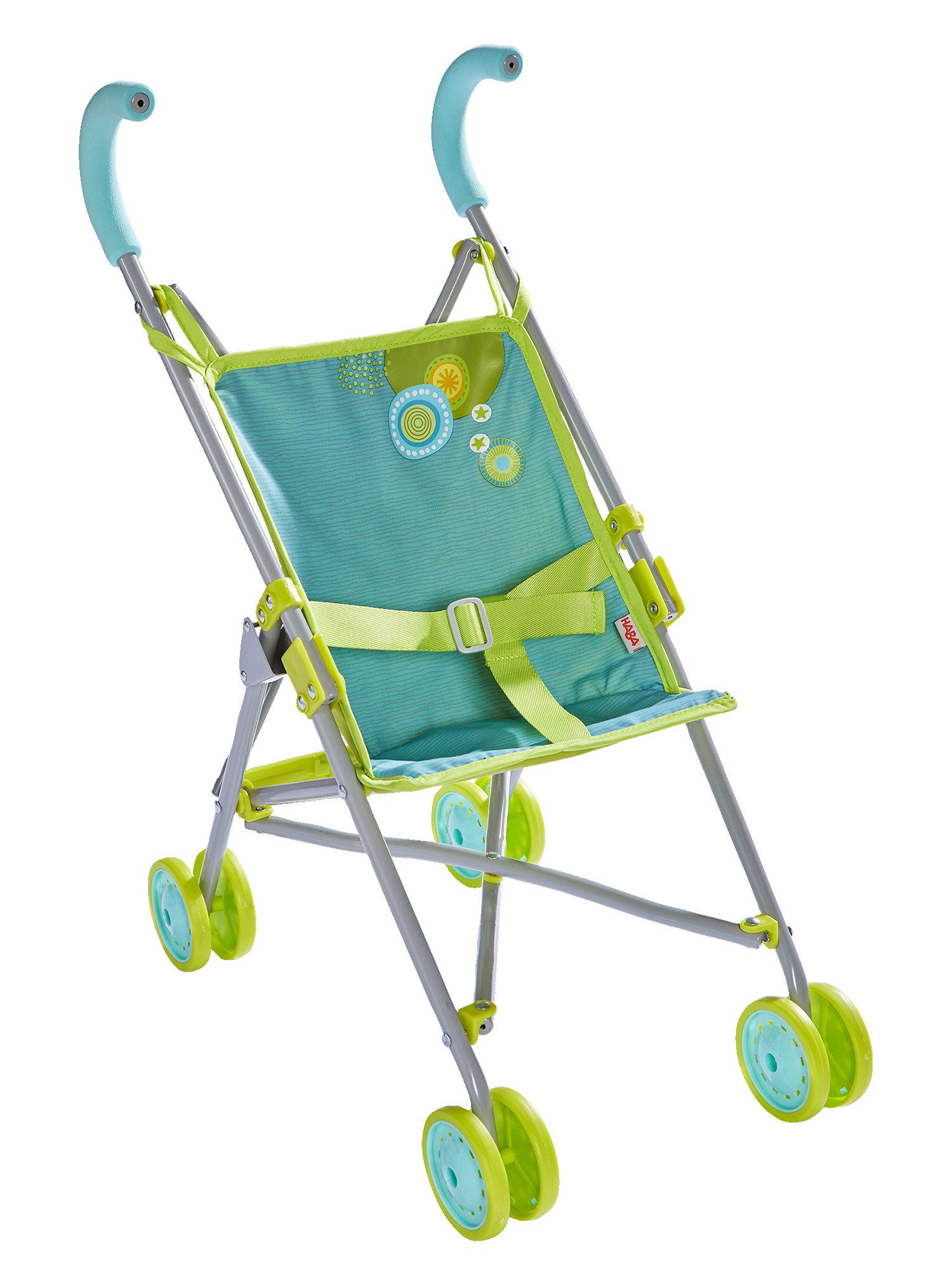 Haba Puppenwagen Puppenbuggy, Doppelräder Klappbuggy faltbar günstig online kaufen