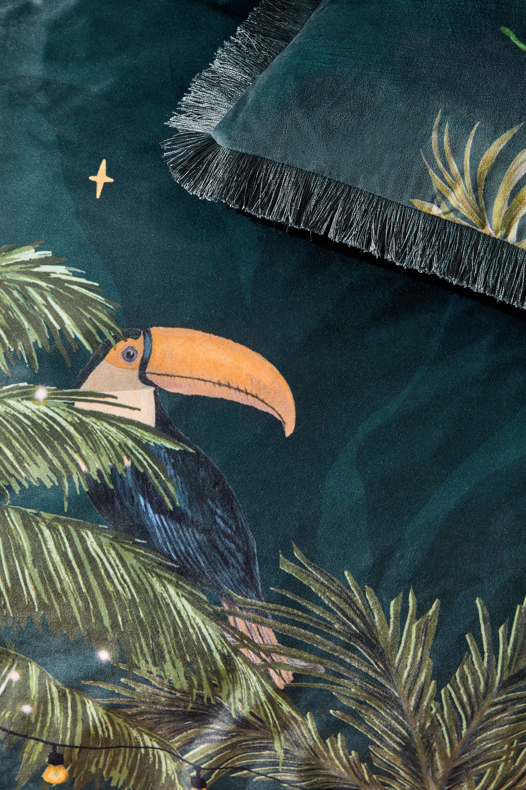 Next Bett-Set Weihnachtlicher Bettbezug und Kissenbezug aus Samt, Bezug: Po günstig online kaufen