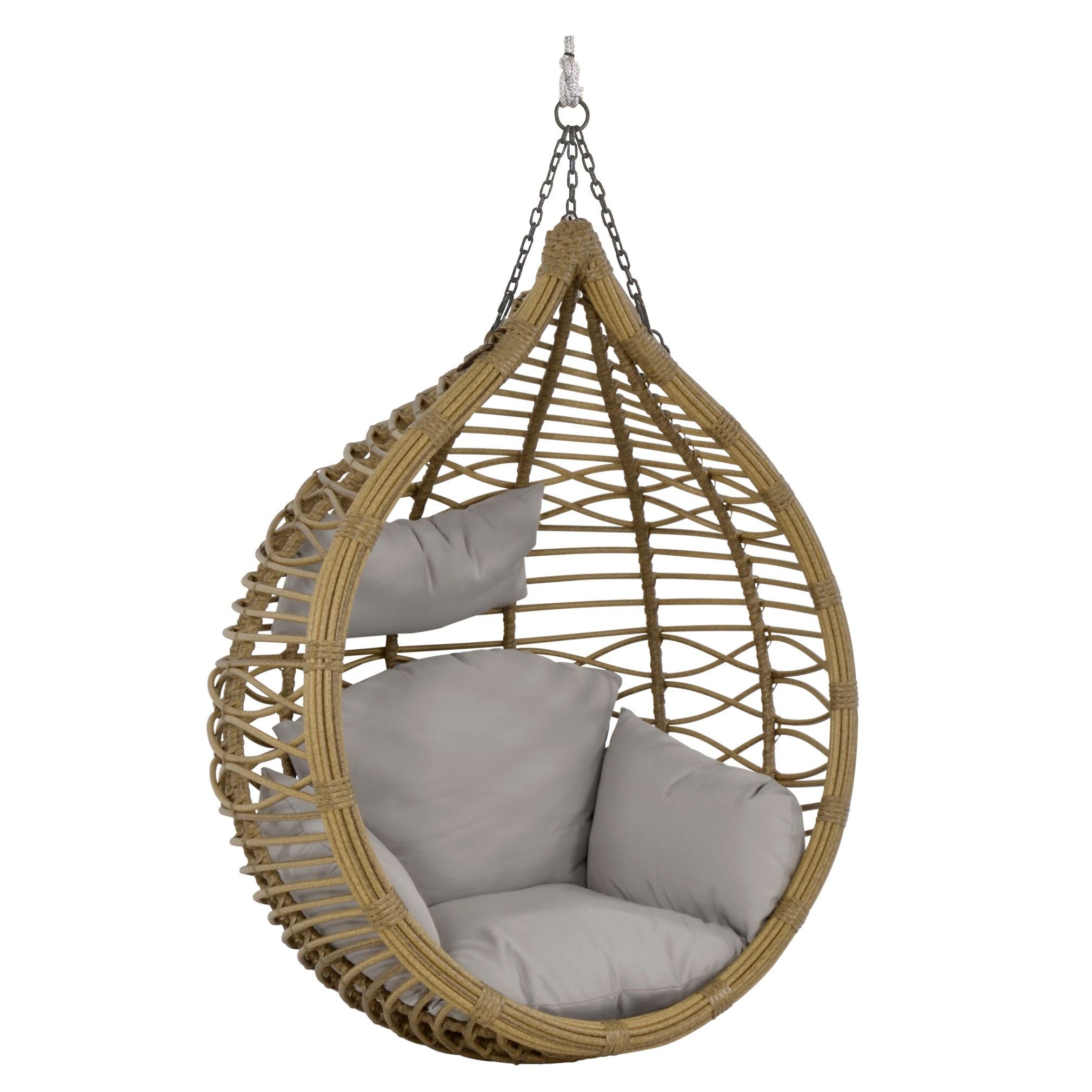 Moritz Hängesessel »Hängesessel Deckenmontage 120 kg beige«, Garten