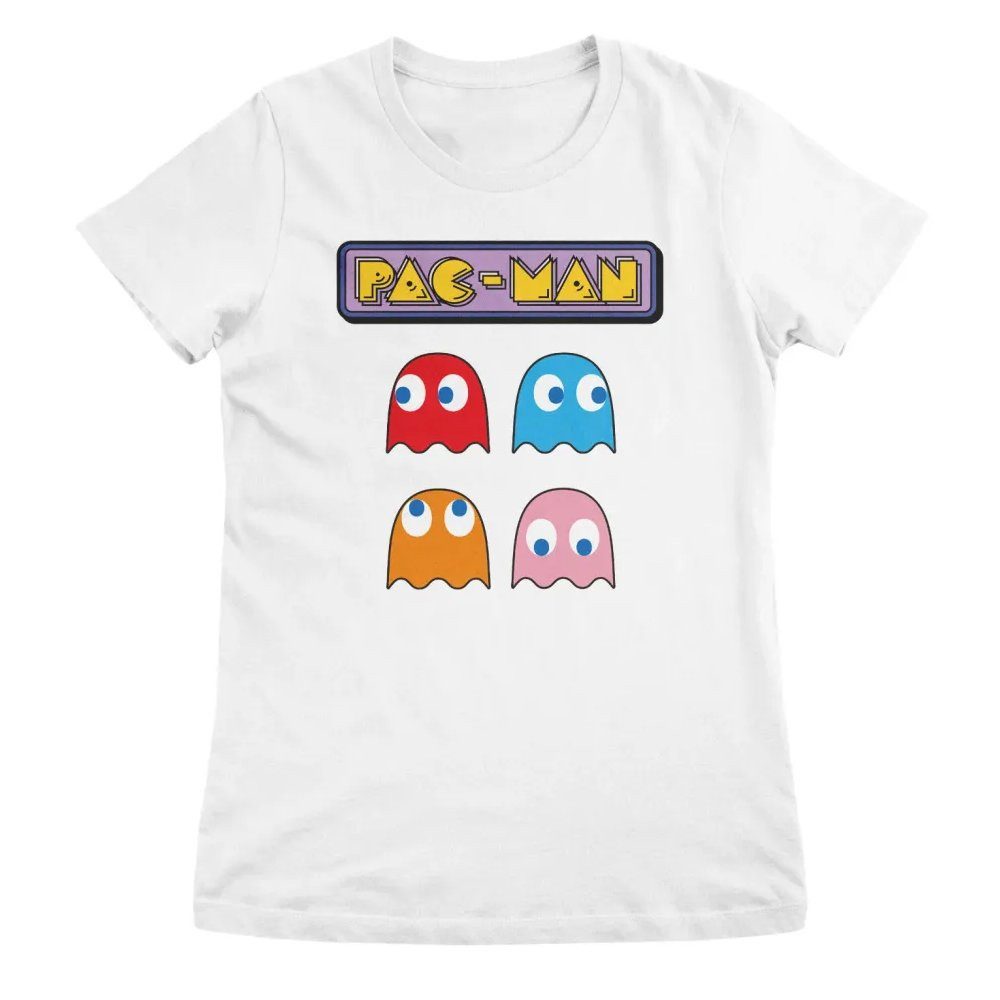 Pac-Man T-Shirt Ghosts Girly Tee