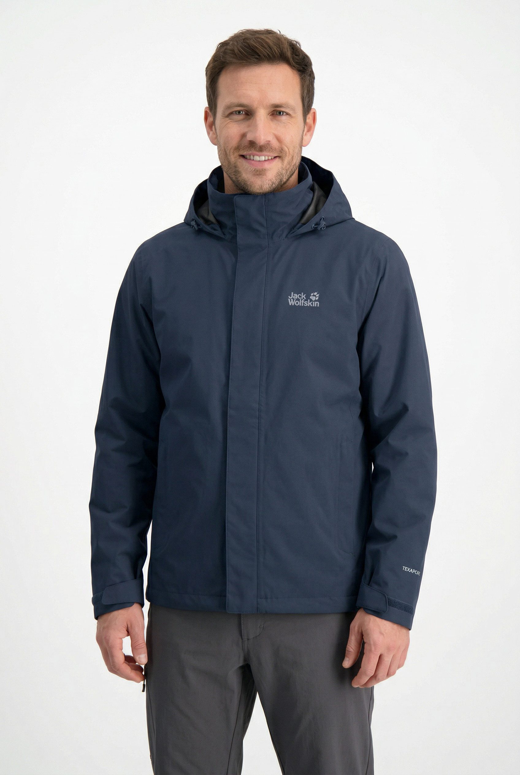 Jack Wolfskin Funktionsjacke TRAILTIME 2L JKT M Wasserabweisend, windabweisend, atmungsaktiv, Übergangsjacke