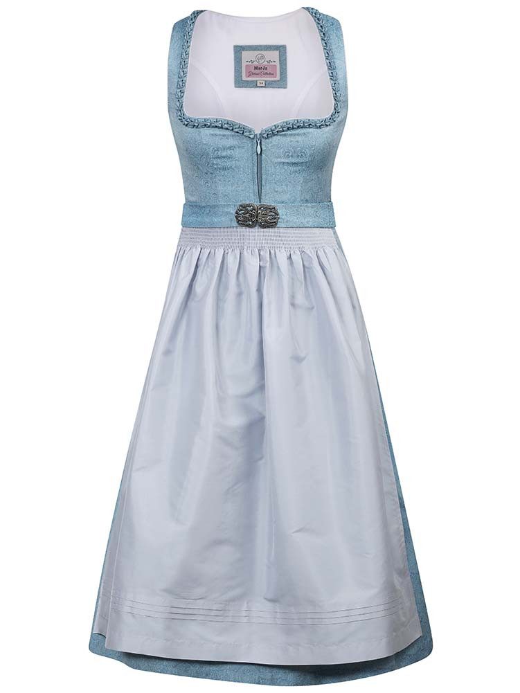 MarJo Dirndl Dirndl Donaustauf 70cm Länge himmelblau