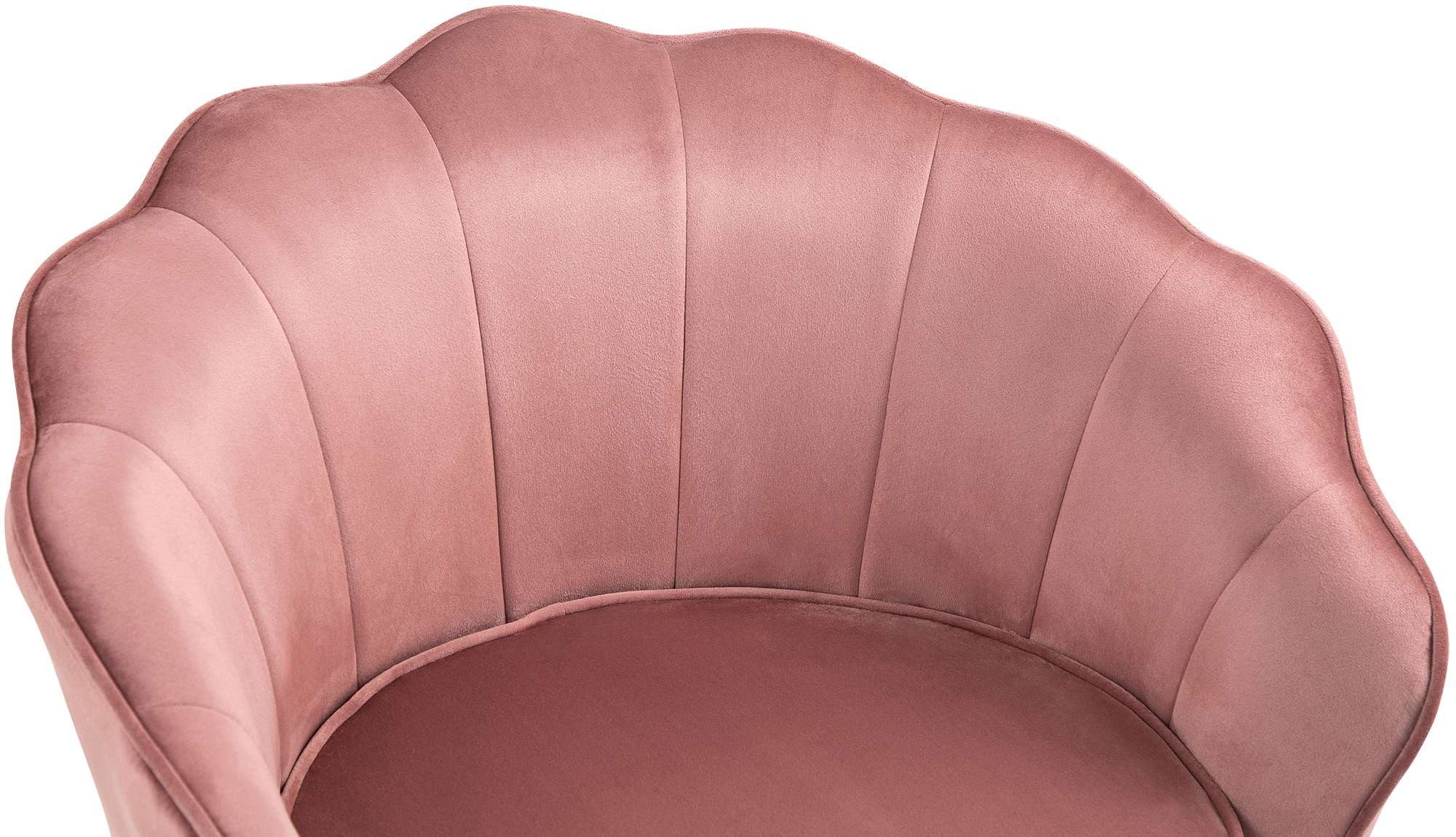 CLP Esszimmerstuhl Rosita, Polstersessel mit Samt-Bezug, Metallgestell