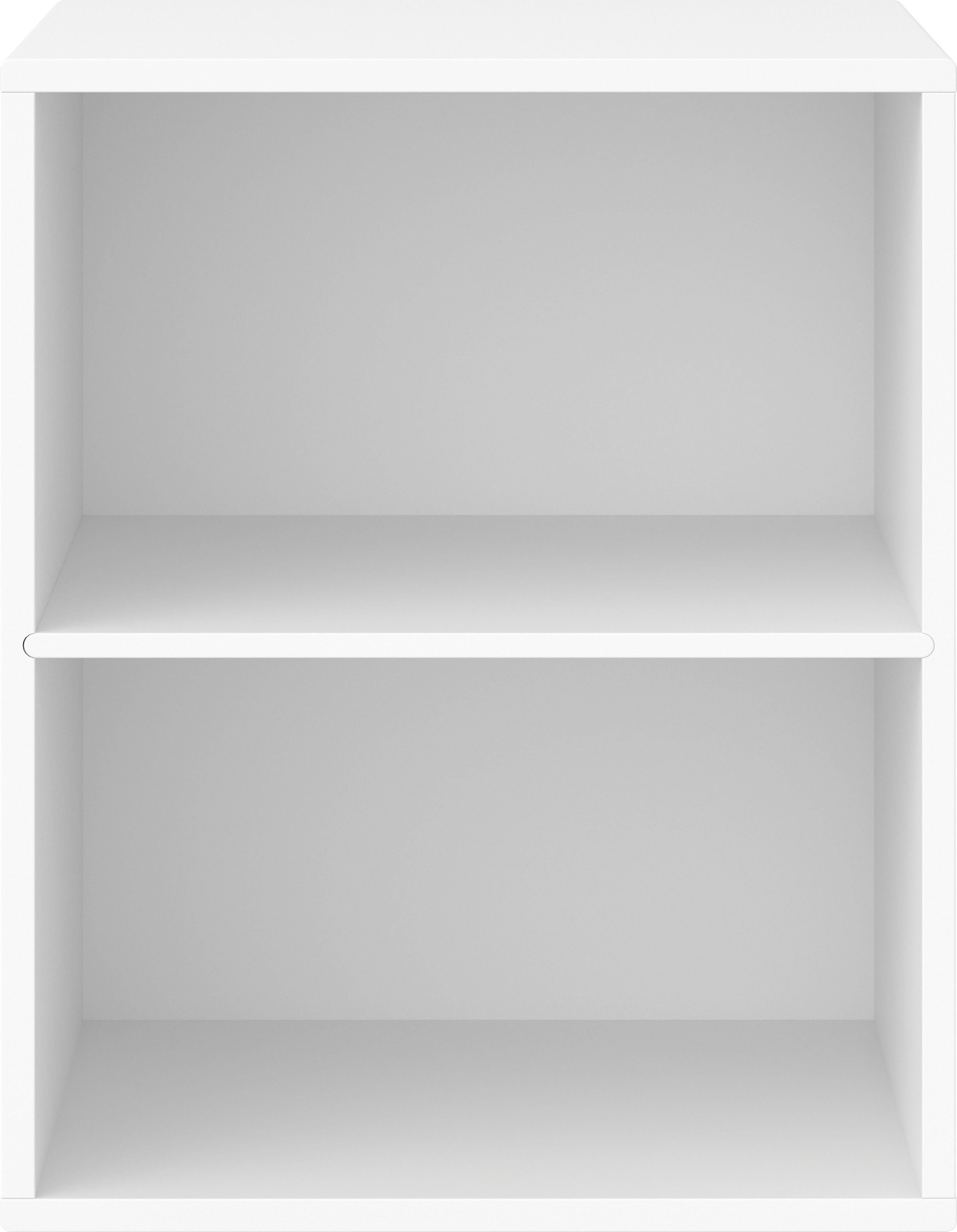 Hammel Furniture Regal Keep by Weiß flexible 003, Breite festem Möbelserie mit | Weiß Regalboden, Wandmontage, Hammel Modul 45,4cm