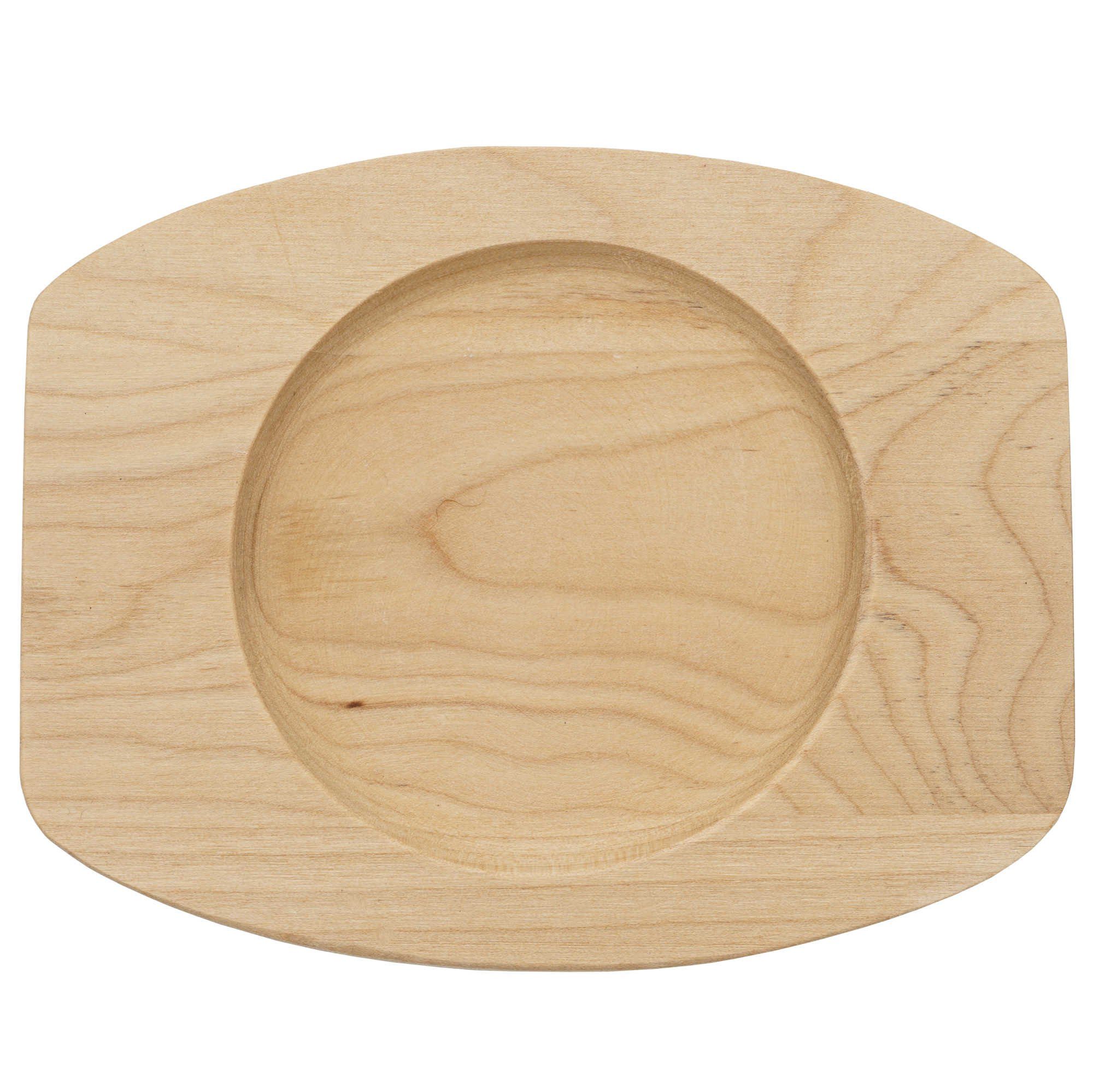 BBQ-Toro Serviertopf Mini Dutch Oven (4 Stück), Ø 11 cm, Gusseisen Topf mit Holzunterlage, Gusseisen (Set)