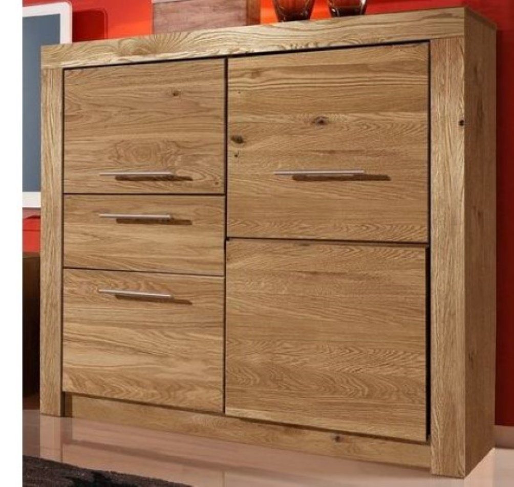 bv-vertrieb Anrichte Hochkommode Sideboard Wildeiche Schrank Anrichte