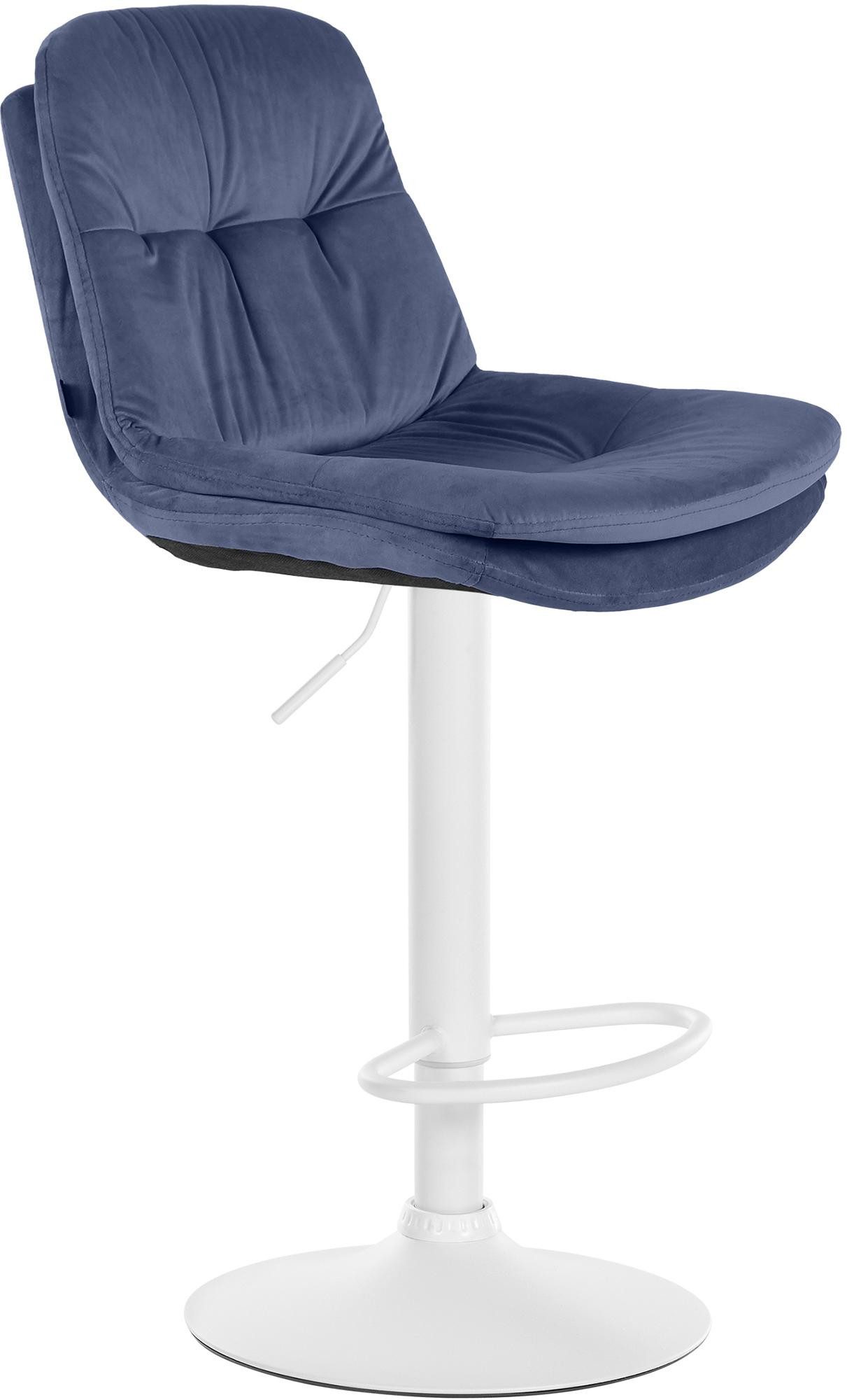 CLP Barhocker Laurel, mit Samtbezug, drehbar, günstig online kaufen