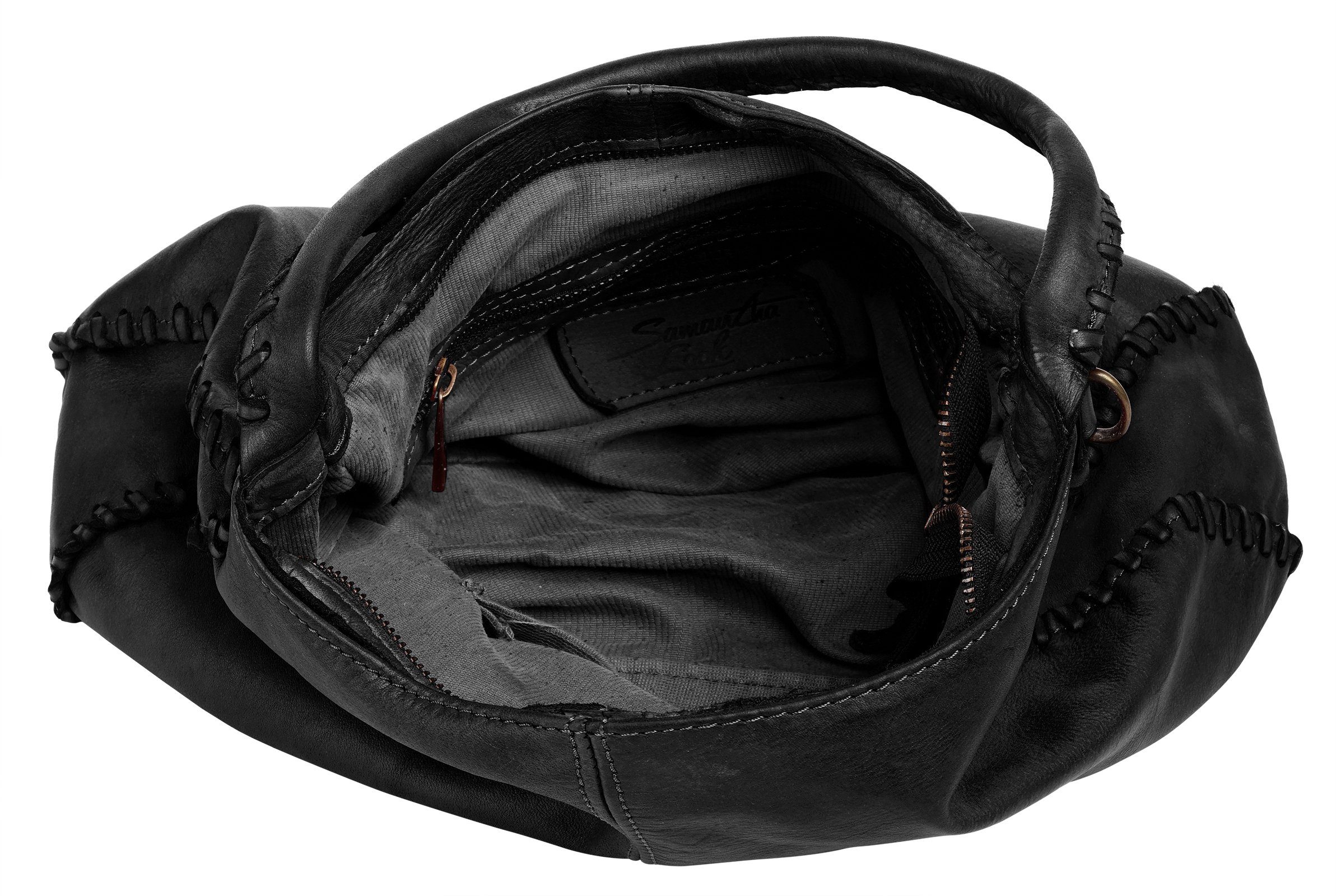 Samantha Look Shopper, echt Leder, Made in Italy