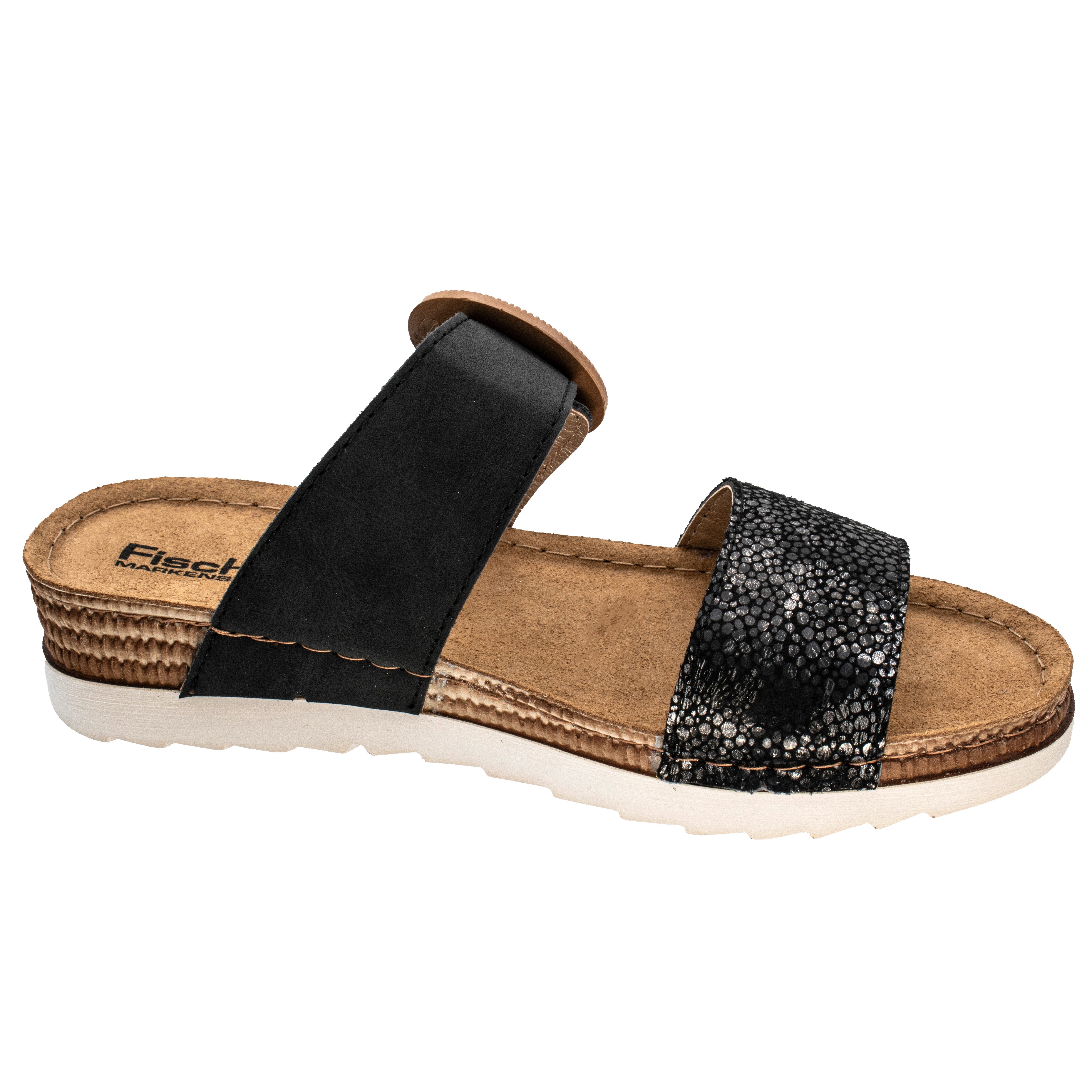 Fischer-Markenschuh Ina Pantolette aus Nappalino, mit günstig online kaufen