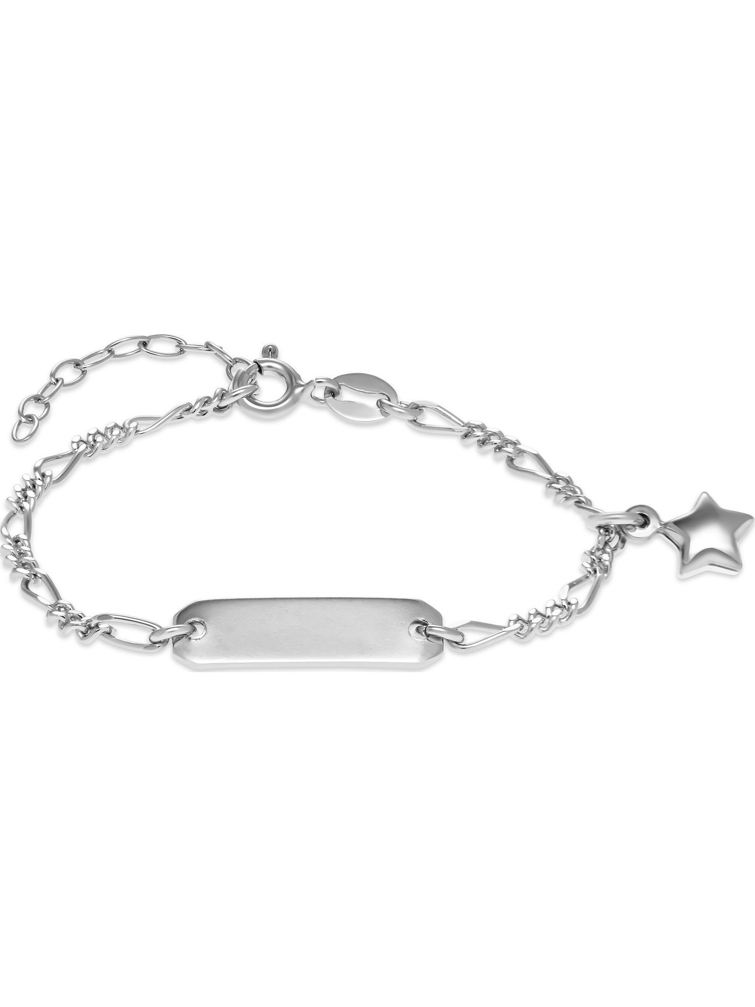 FAVS Silberarmband FAVS Unisex-I.D.-Armband 925er Silber, Klassisch