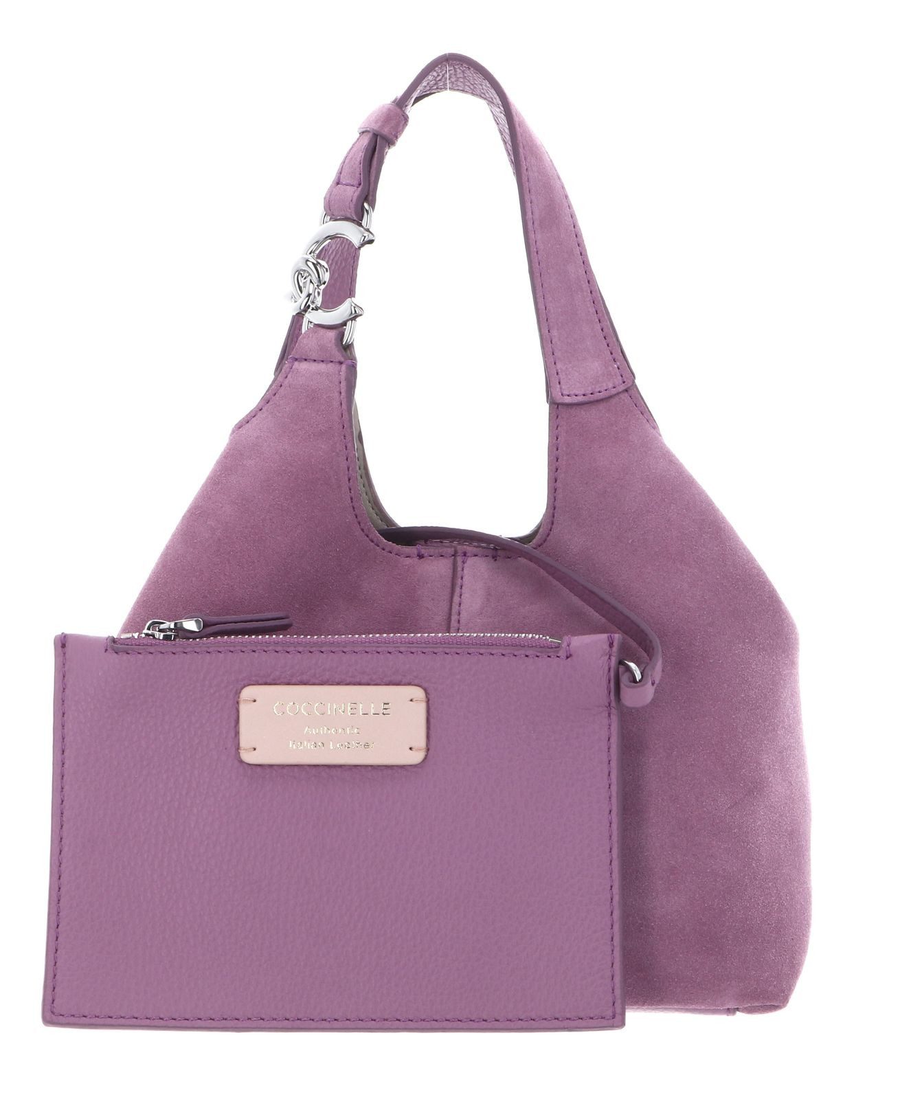 COCCINELLE Handtasche Handbag Suede (Set, 2-tlg), aus echtem Rindsleder