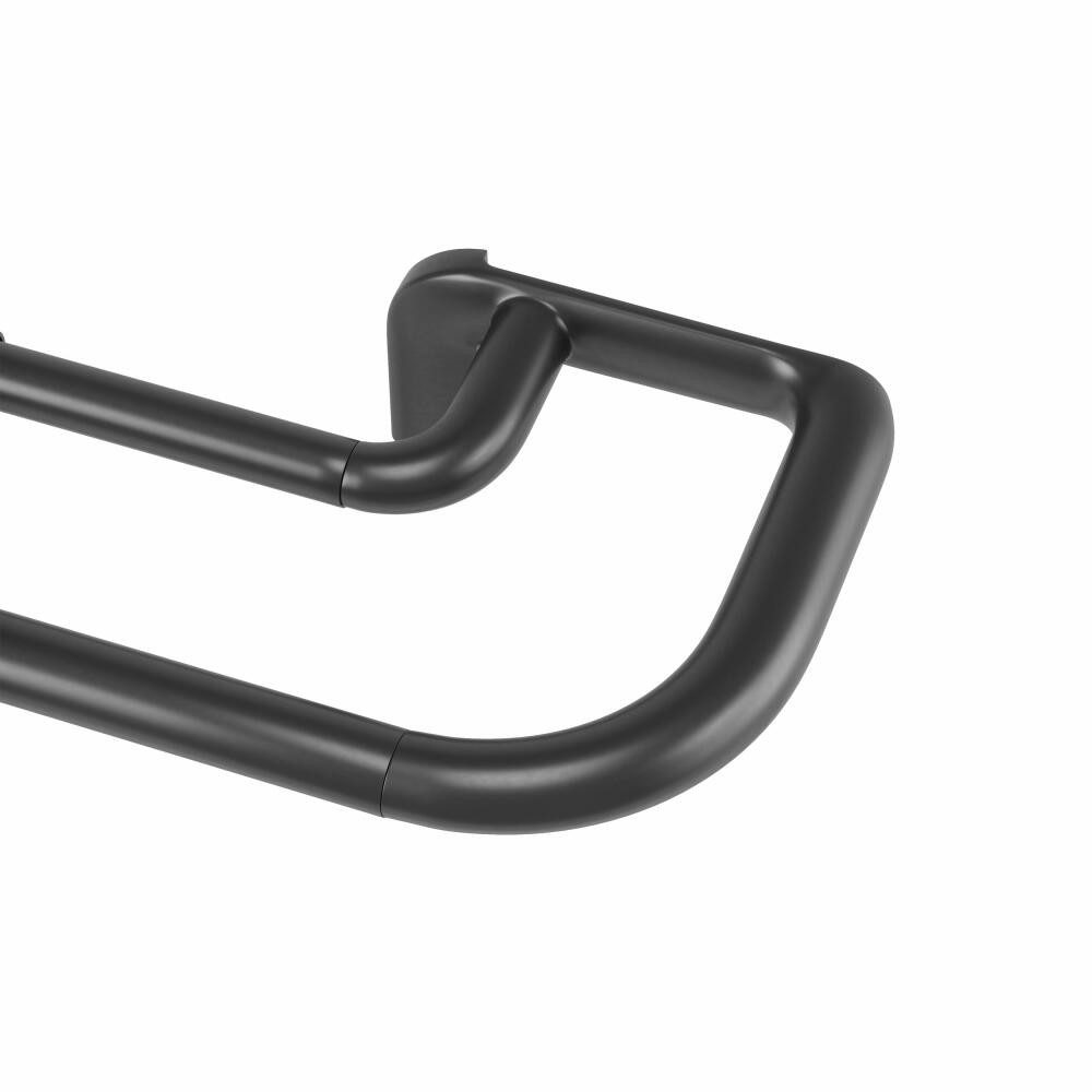 Umbra Gardinenstange Doppel Twilight 168 - 366 cm, ausziehbar, Stahl, Aluminium