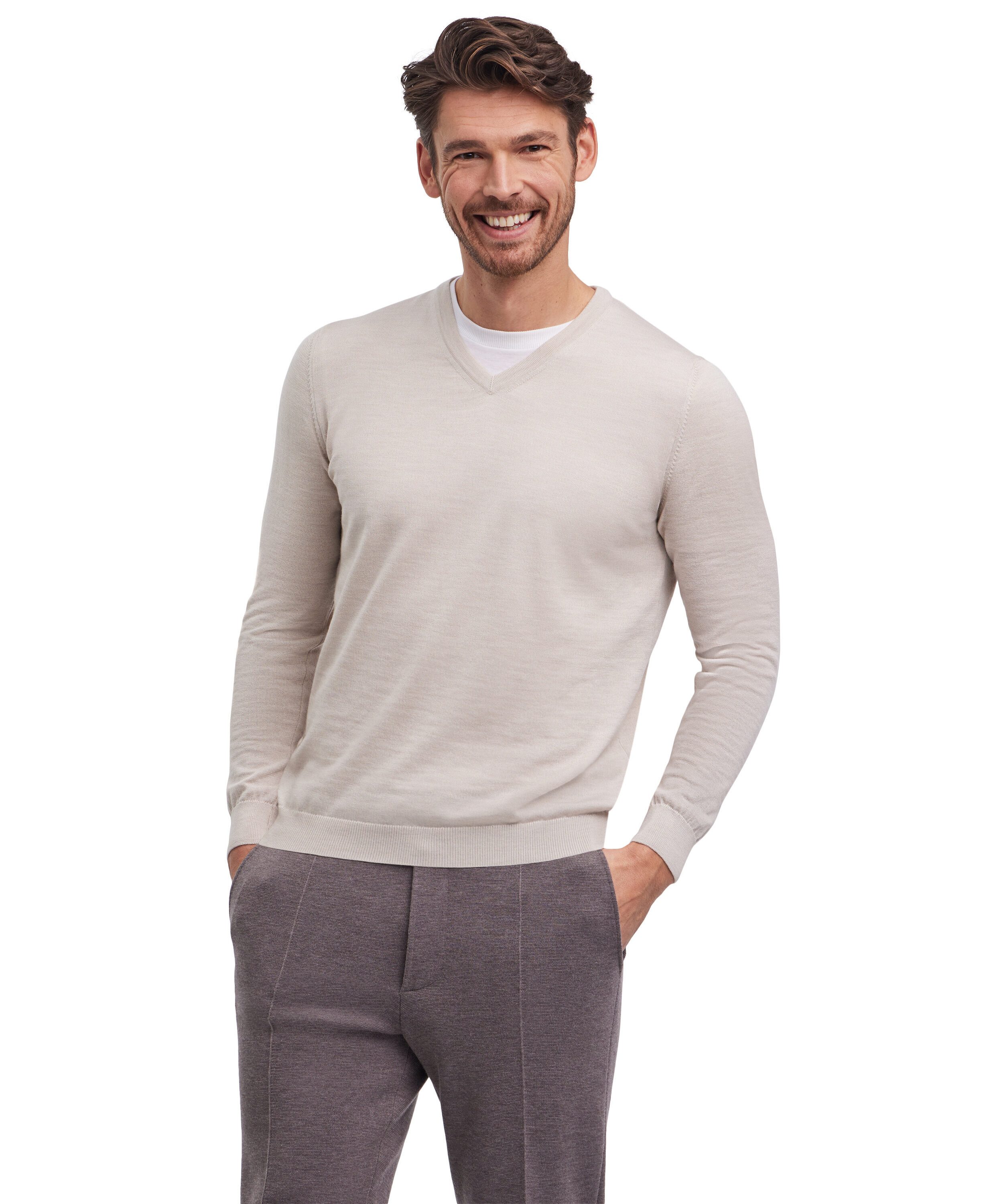 FALKE Strickpullover (1-tlg) aus reiner, extrafeiner Merinowolle günstig online kaufen