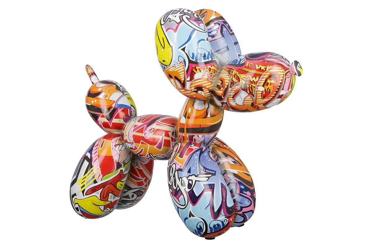 GILDE Dekoobjekt Poly Ballon-Hund "Street Art" - Stilvolle Neuheit im bunte günstig online kaufen