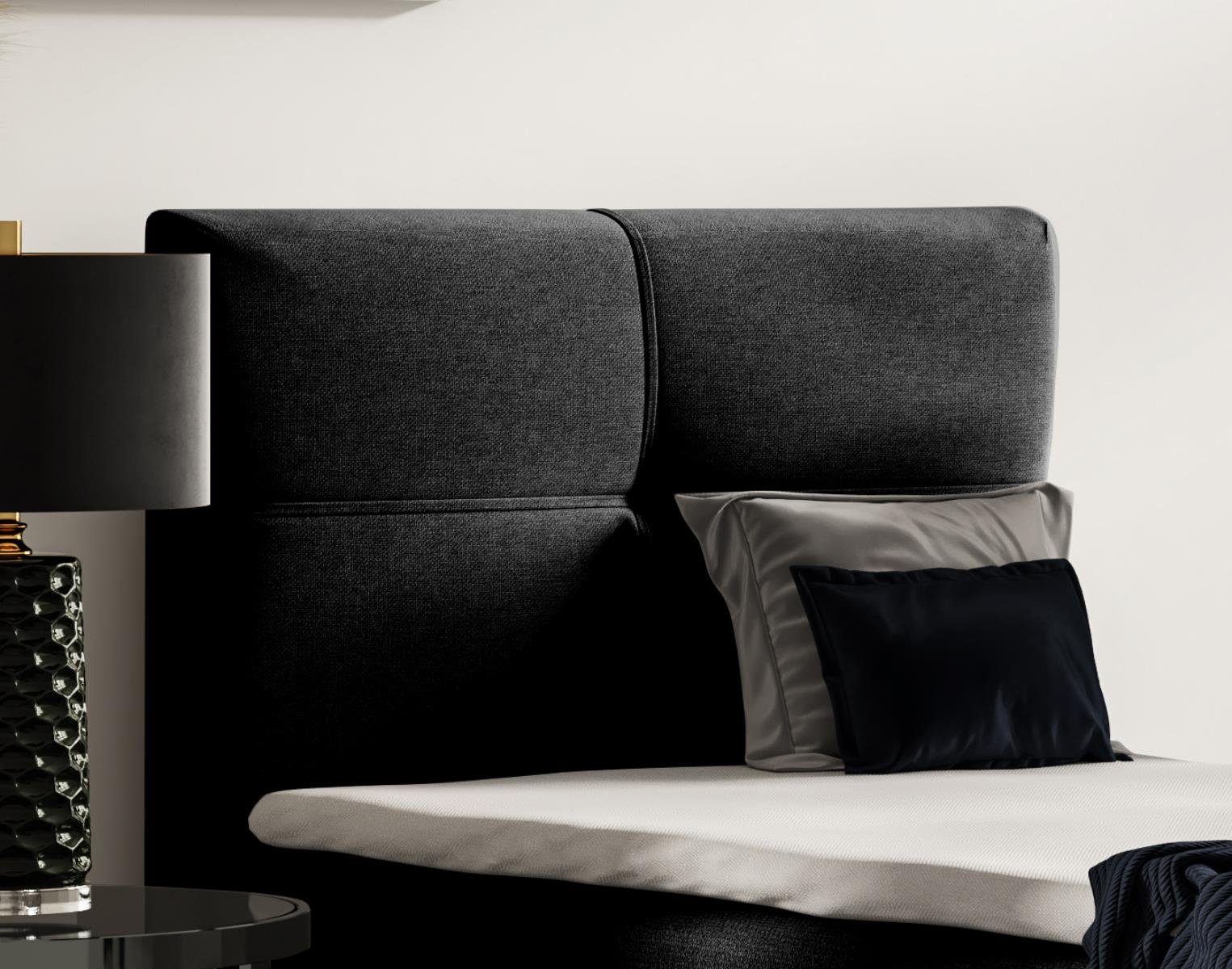 Beautysofa Boxspringbett Modern Boxspringbett mit Topper HELEN MINI Schlafzimmer, mit Matratze