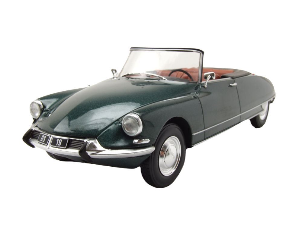 Whitebox Modellauto Citroen DS 19 Cabrio 1963 dunkelgrün metallic, Maßstab 1:24