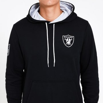 New Era Troyer New Era NFL LAS VEGAS RAIDERS Logo Drawstring Hoodie Pullover NEU/OVP