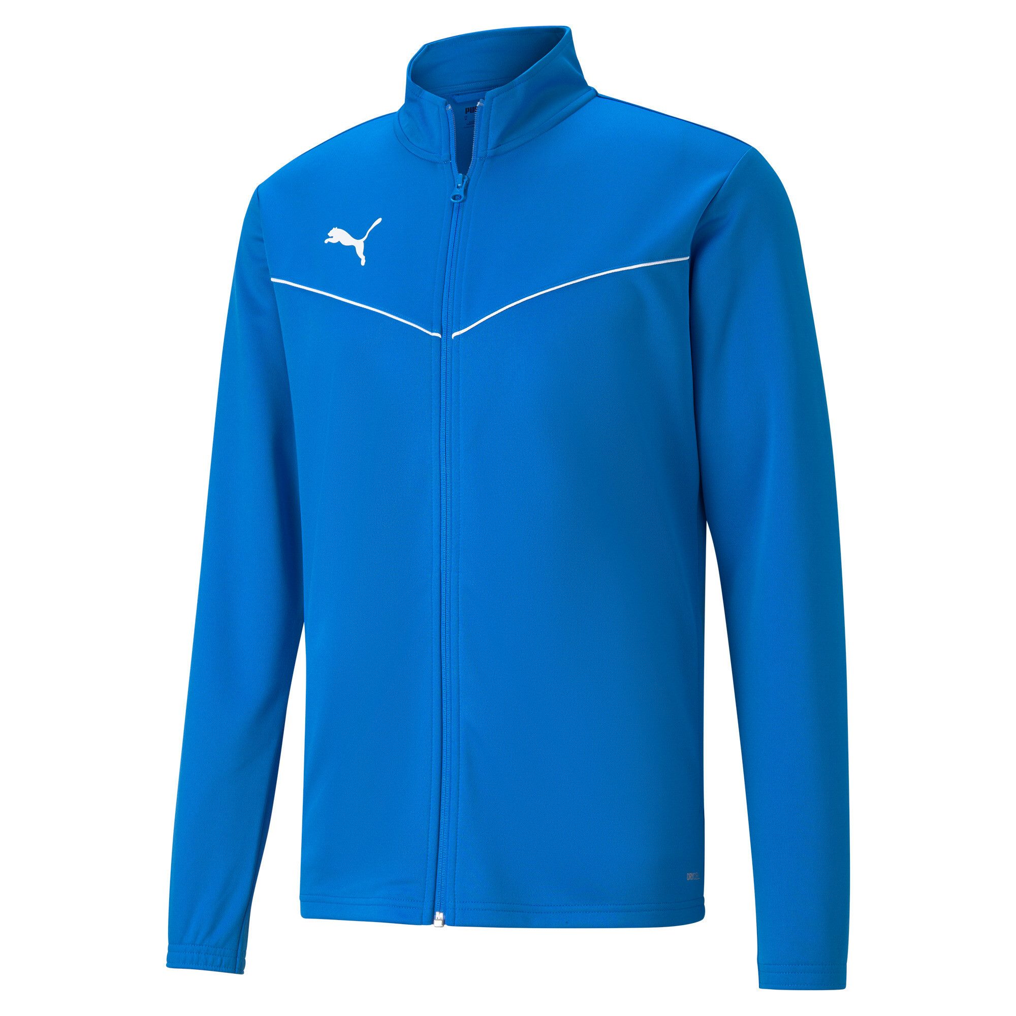 PUMA Trainingsjacke TEAMRISE TRAINING POLY JACKET sportlicher Stil mit kontrastfarbener Paspelierung