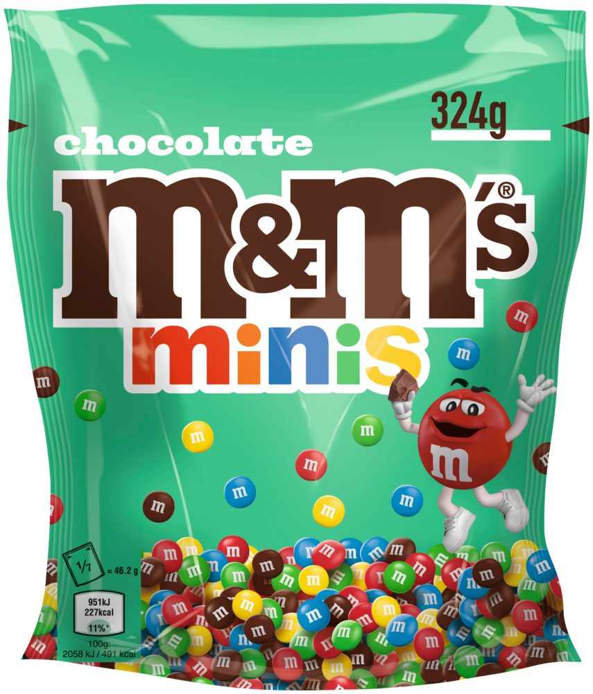 M&M's Süßigkeit M&M'S Minis Chocolate 324g