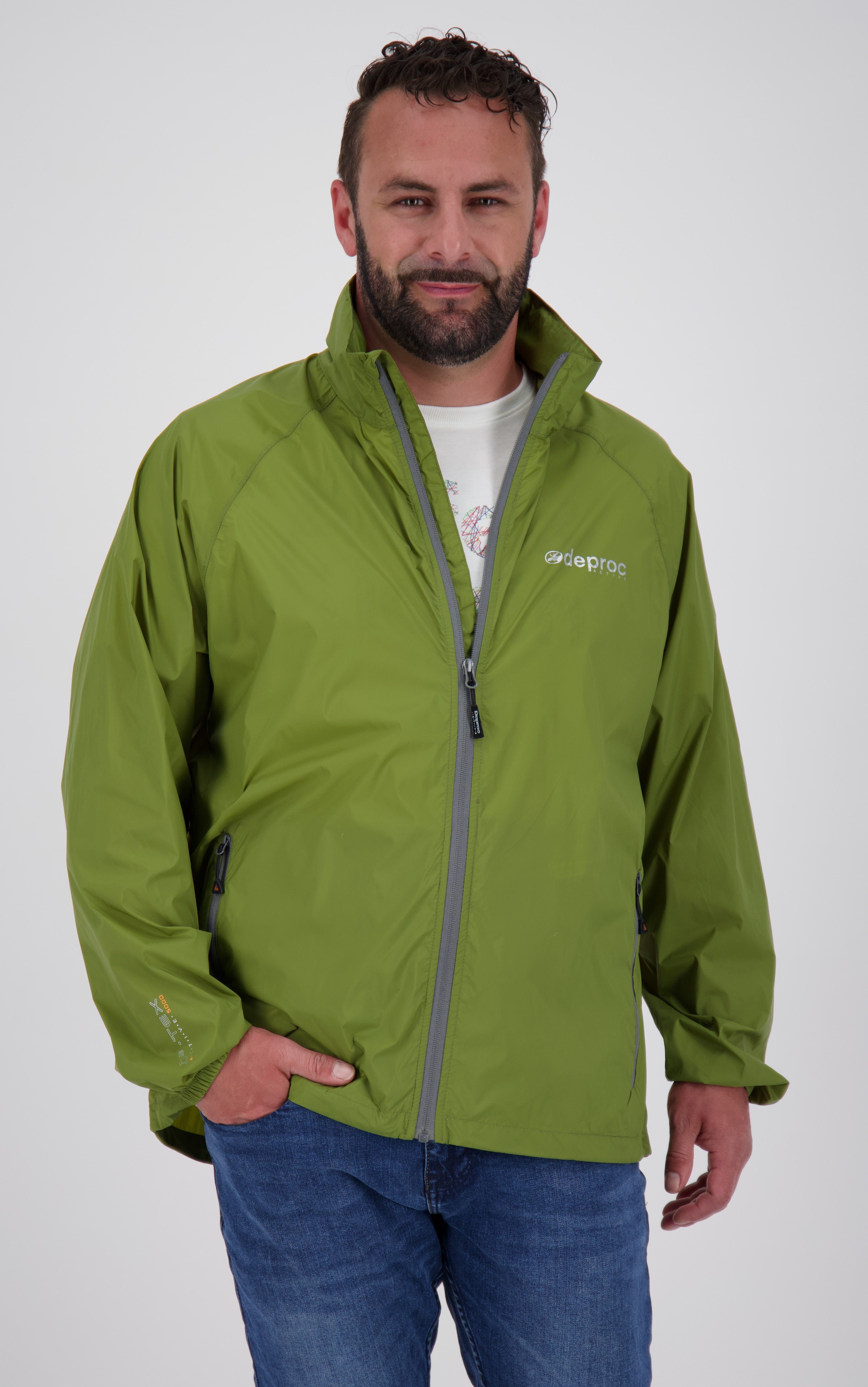 DEPROC Active Regenjacke ROBSON MEN CS II Outdoorjacke, Radjacke Auch in Großen Größen erhältlich