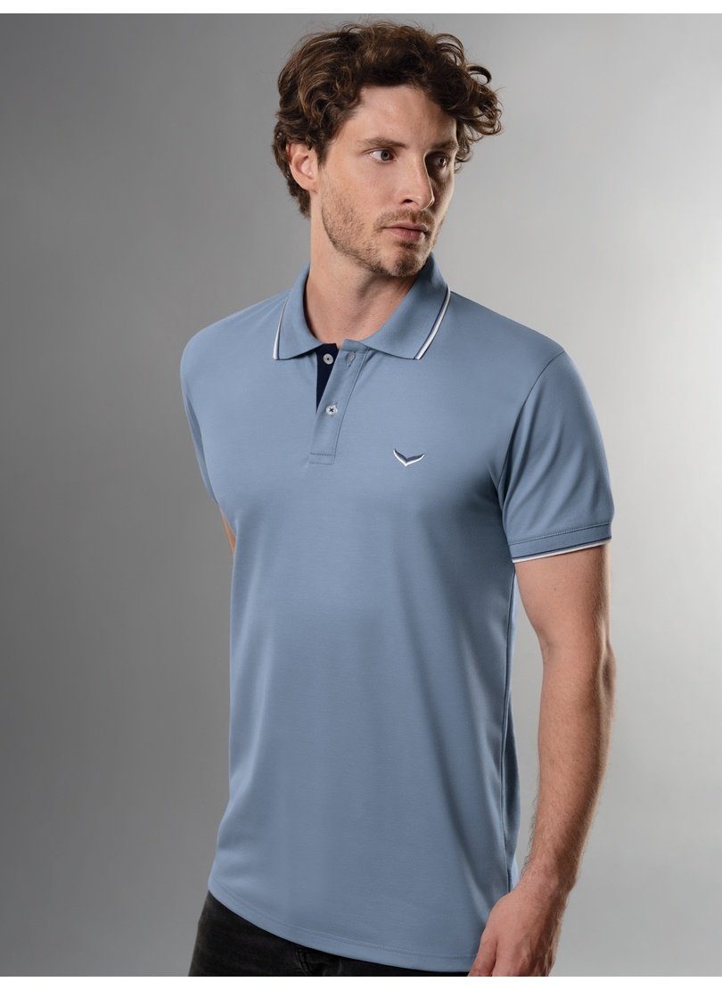 Trigema Poloshirt TRIGEMA Slim Fit Polohemd (1-tlg)