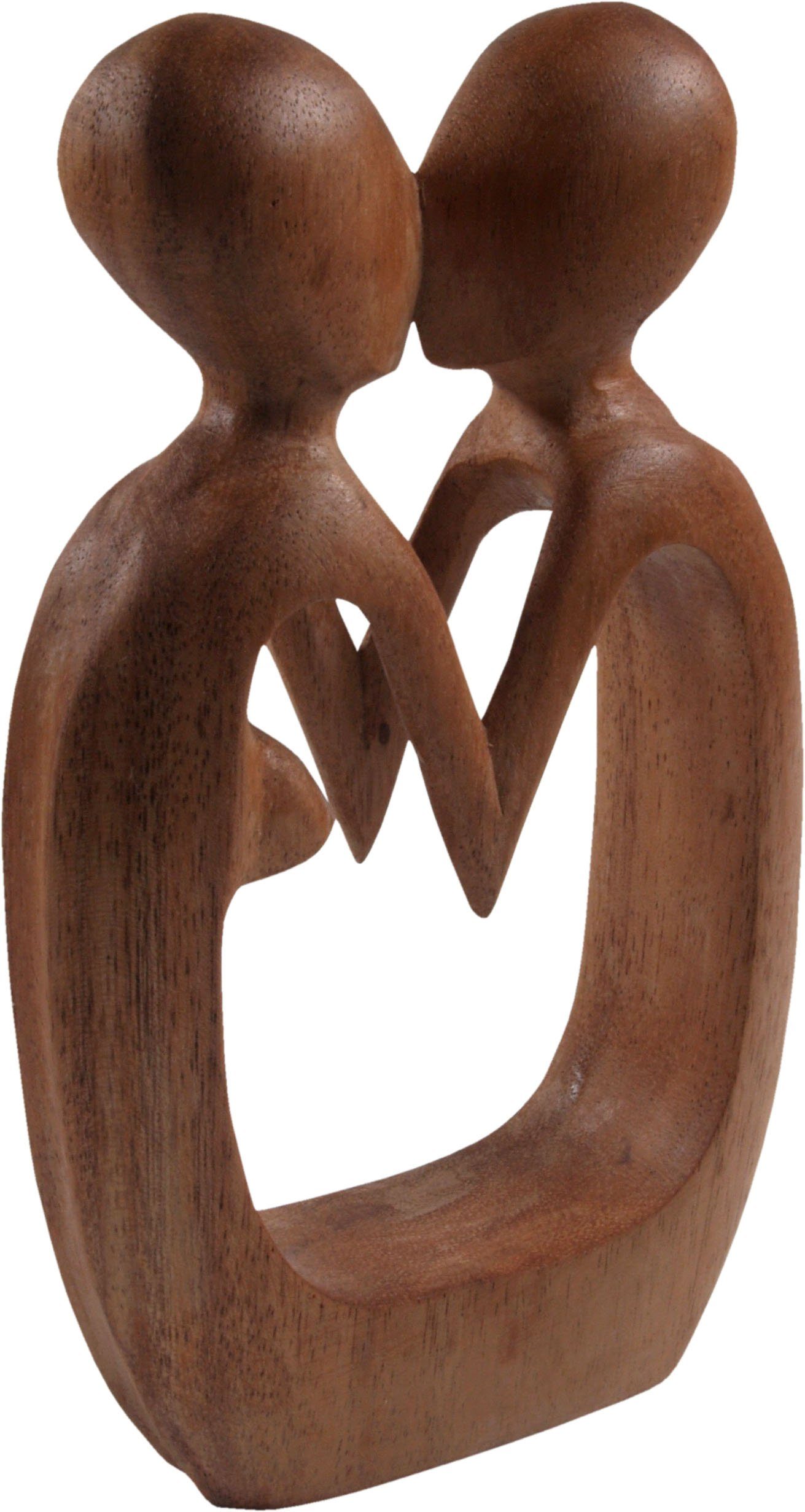 Shui Holzfigur, 20 Deko Guru-Shop Objekt -.. Statue, / Feng dunkel-`Liebespaar` Dekoobjekt cm