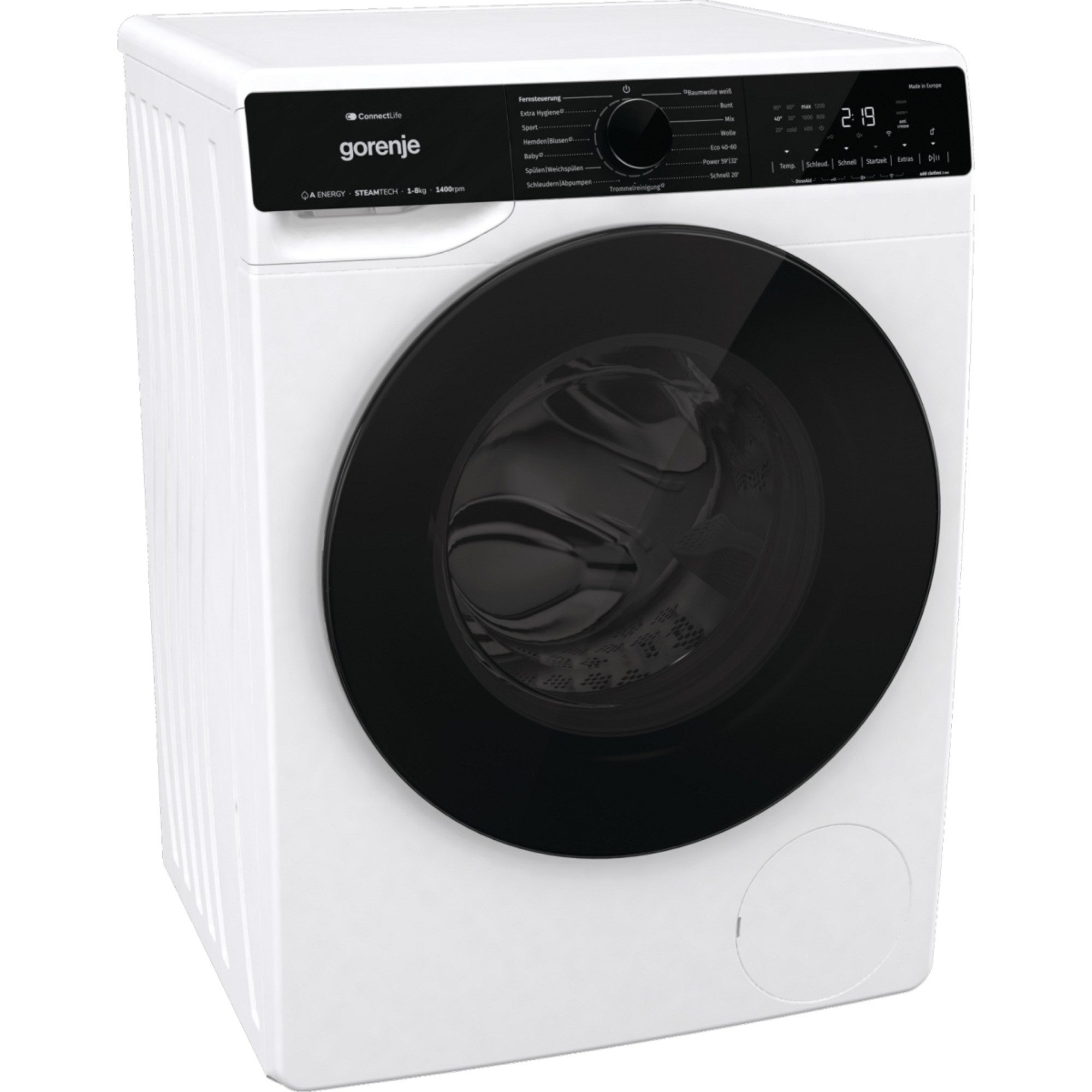 GORENJE Waschmaschine WPNA84A2TS, 8 kg, 1400 U/min