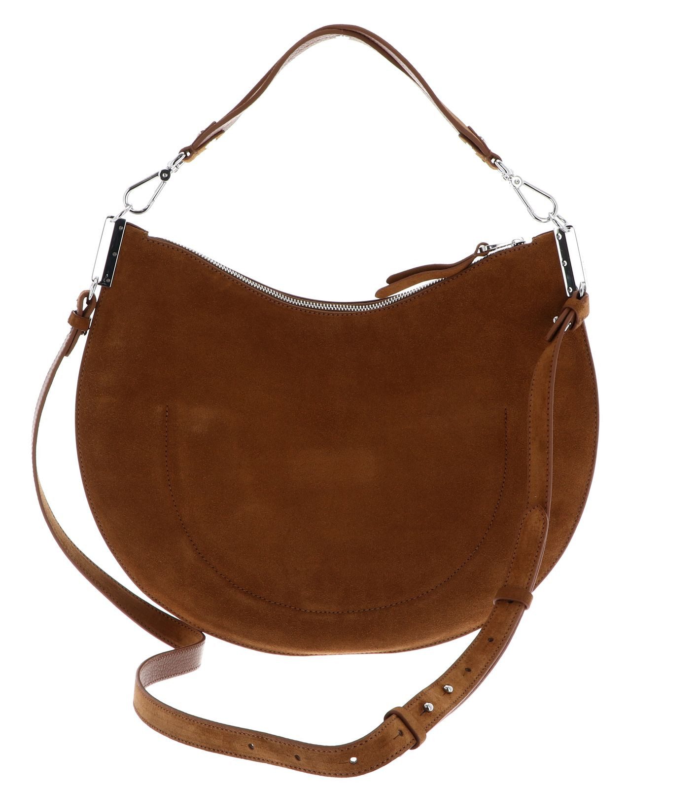COCCINELLE Schultertasche Handbag Suede Leather, aus echtem Rindsleder