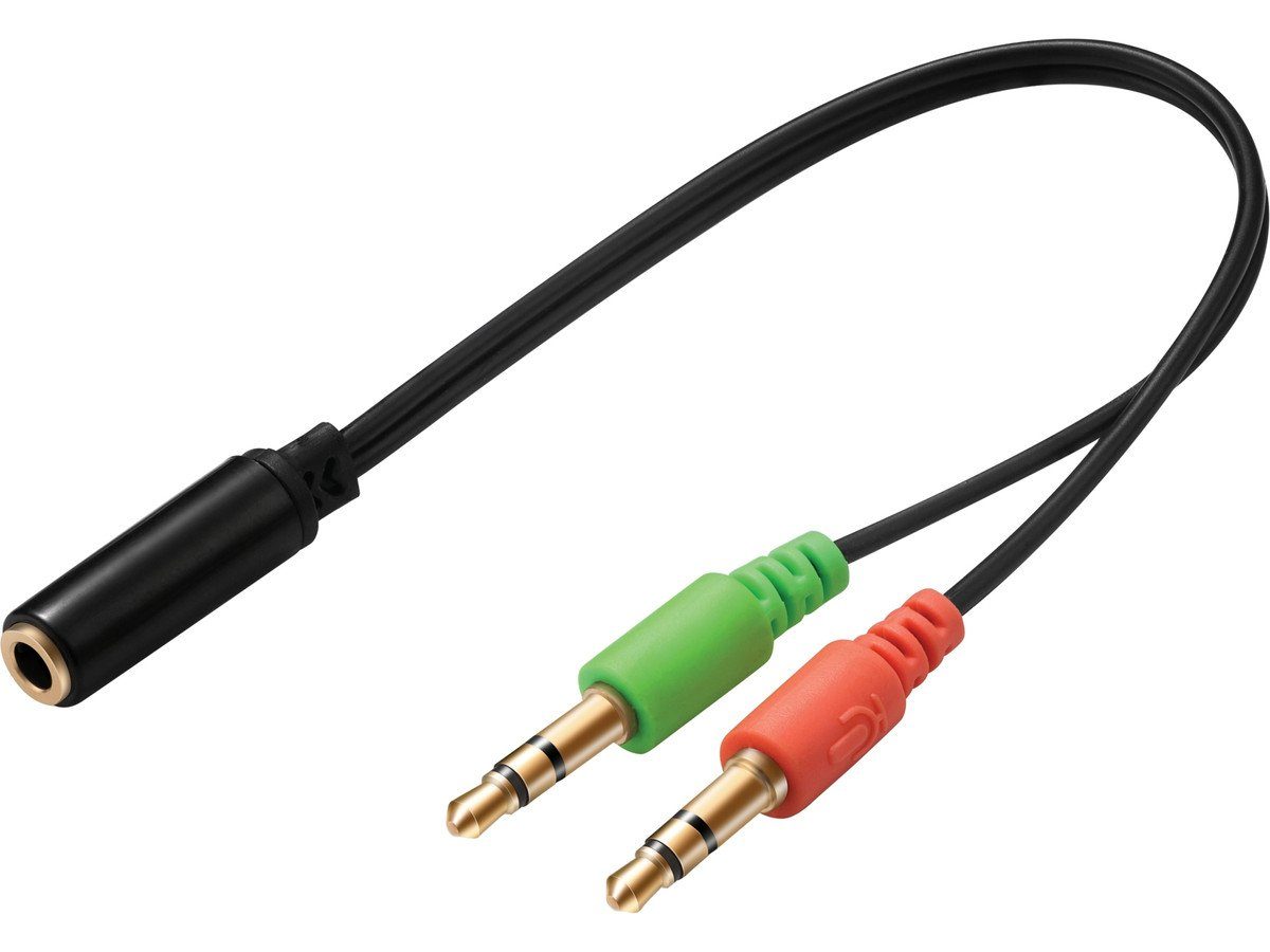 Sandberg SANDBERG Headset-Konverter (Mobil) zu PC Smartphone-Kabel