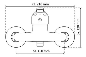 Eisl Duscharmatur GRANDE VITA CLASSIC geräuscharme auswechselbare 40mm Keramik-Kartusche