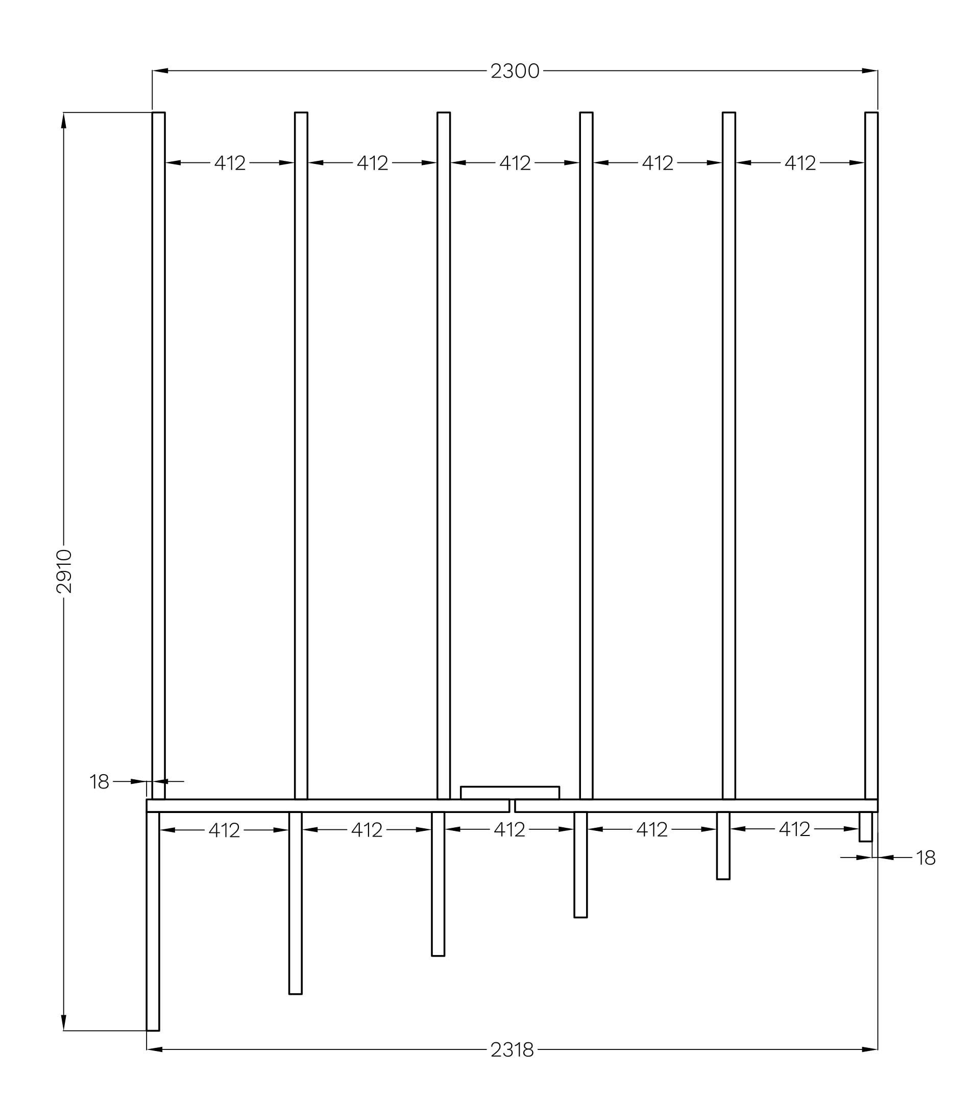 BERTILO Gartenhaus Concept Office, in verschiedenen Farben, BxT: 237x311 cm, mit elegantem Rhombus-Profil in einfacher Elementbauweise