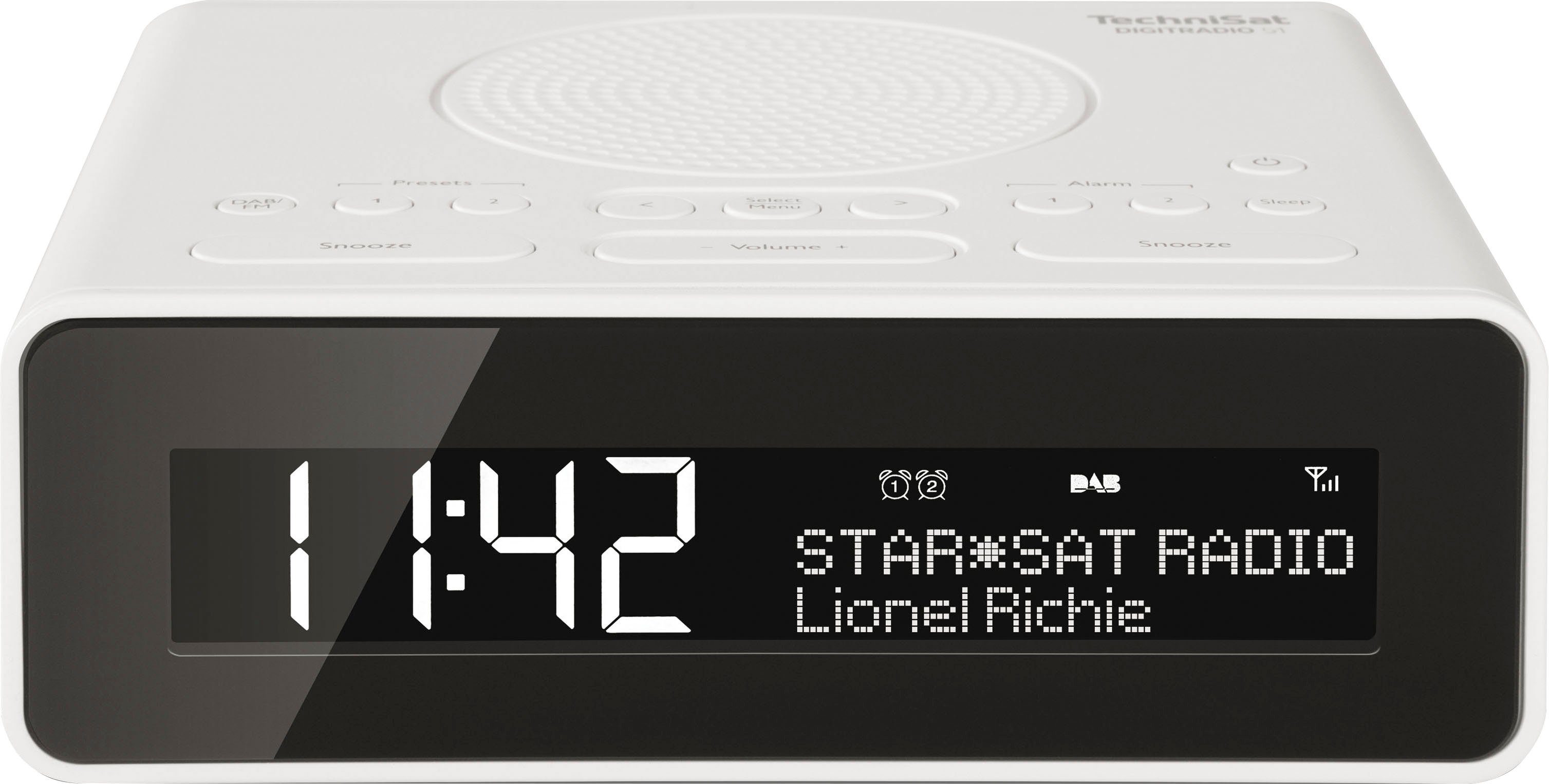 TechniSat Radiowecker DIGITRADIO 51 - Uhrenradio mit DAB+, Snooze-Funktion, dimmbares Display, Sleeptimer