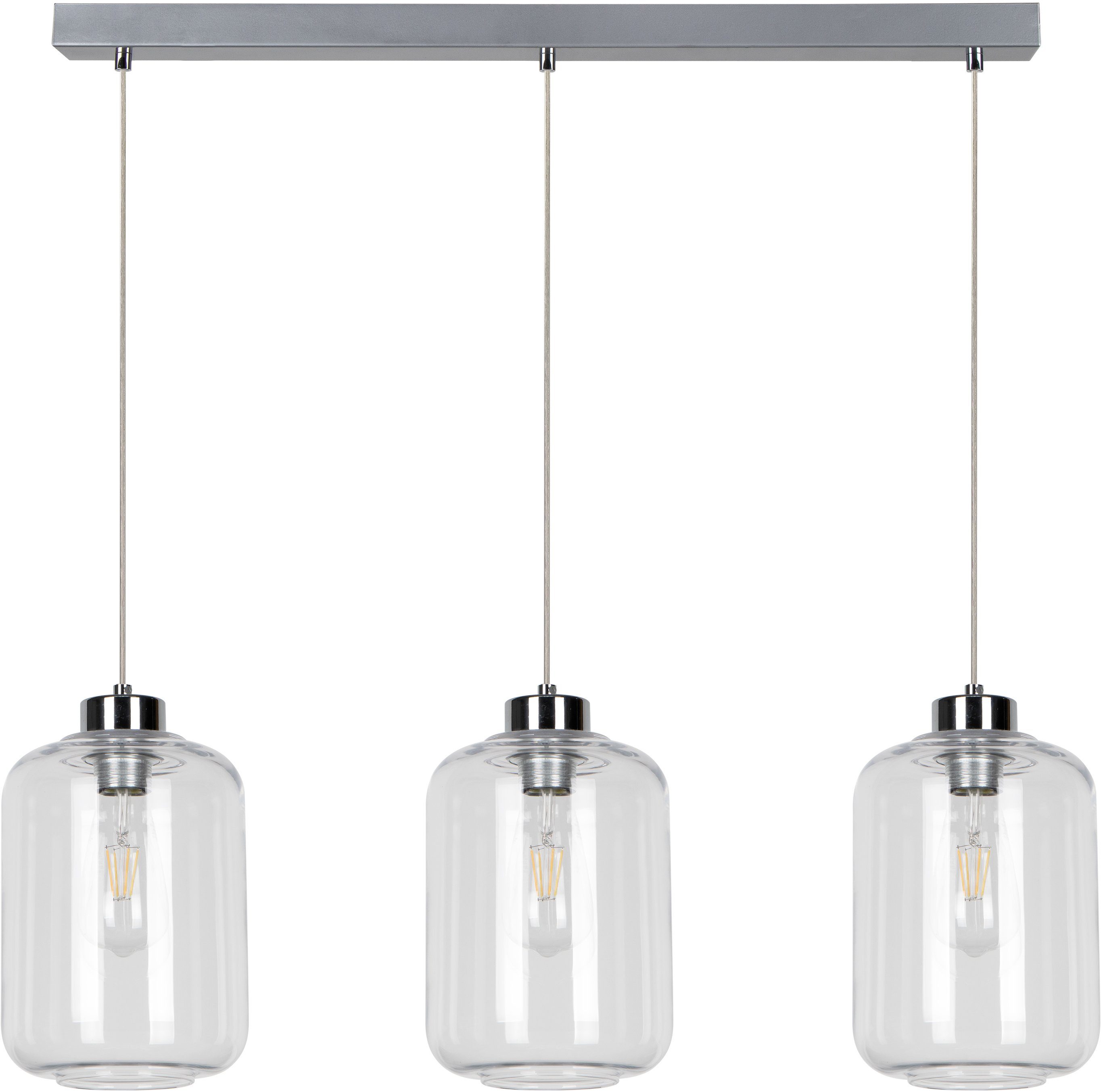 BRITOP LIGHTING Pendelleuchte TARRO, Leuchtmittel wechselbar, ohne  Leuchtmittel, Mit Hochwertigen Glasschirmen, Made in Europe, LM  E27/exclusive