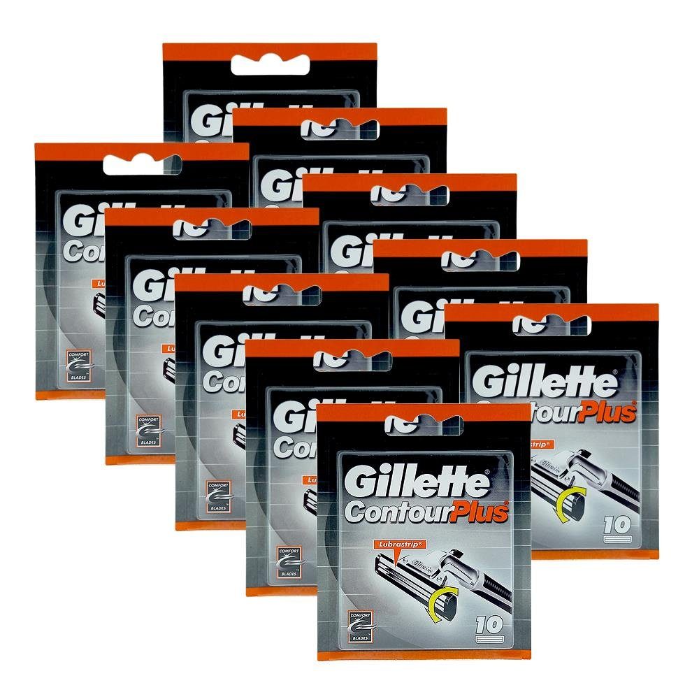 Gillette Rasierklingen Gillette Contour Plus Rasierklingen, 10er Pack x 10